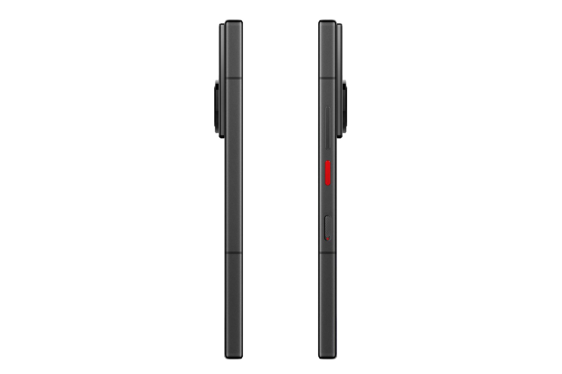 لبه کناری گوشی موبایل نوبیا Z60 اولترا زد تی ای / ZTE nubia Z60 Ultra مشکی