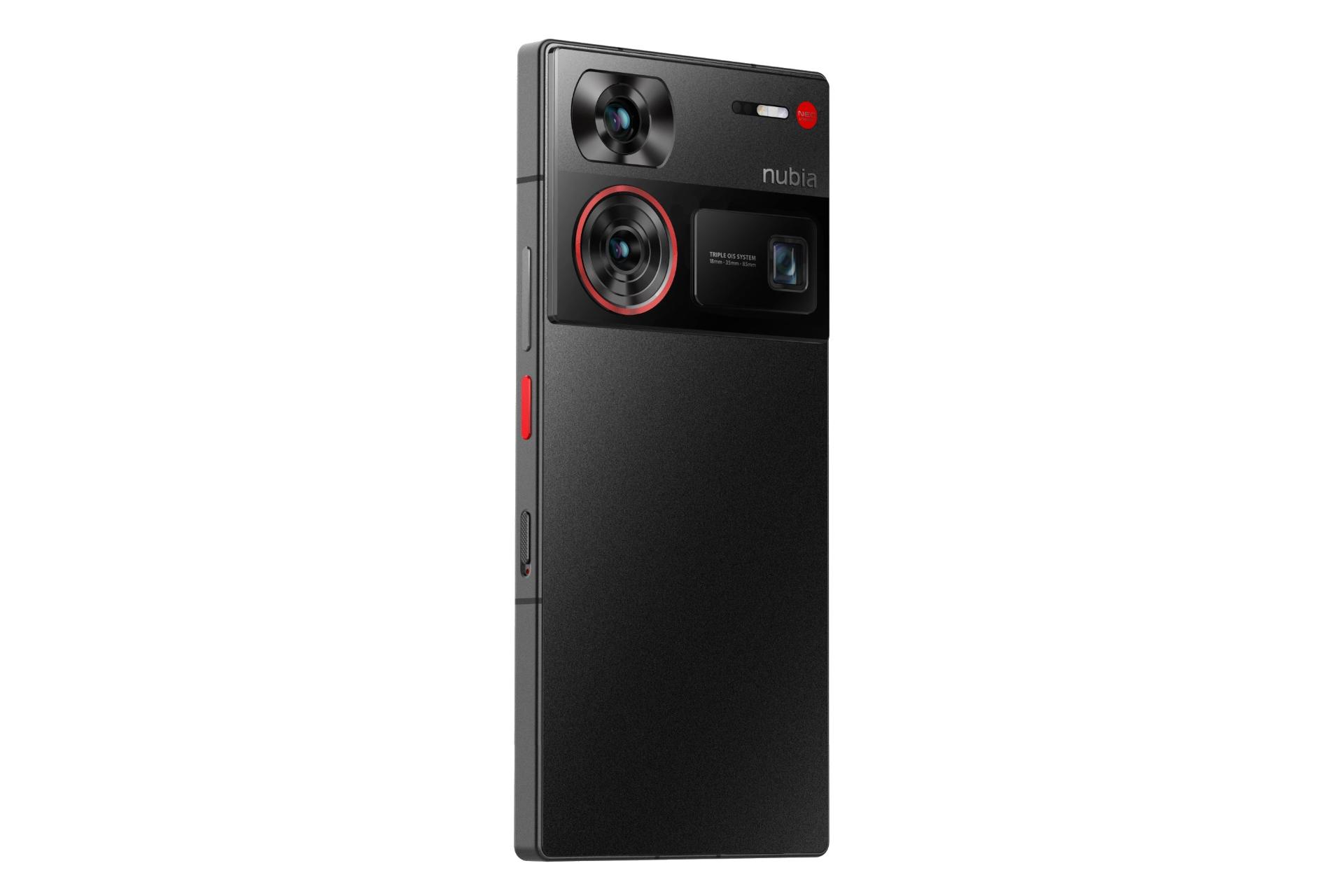 پنل پشت و چینش دوربین گوشی موبایل نوبیا Z60 اولترا زد تی ای / ZTE nubia Z60 Ultra مشکی