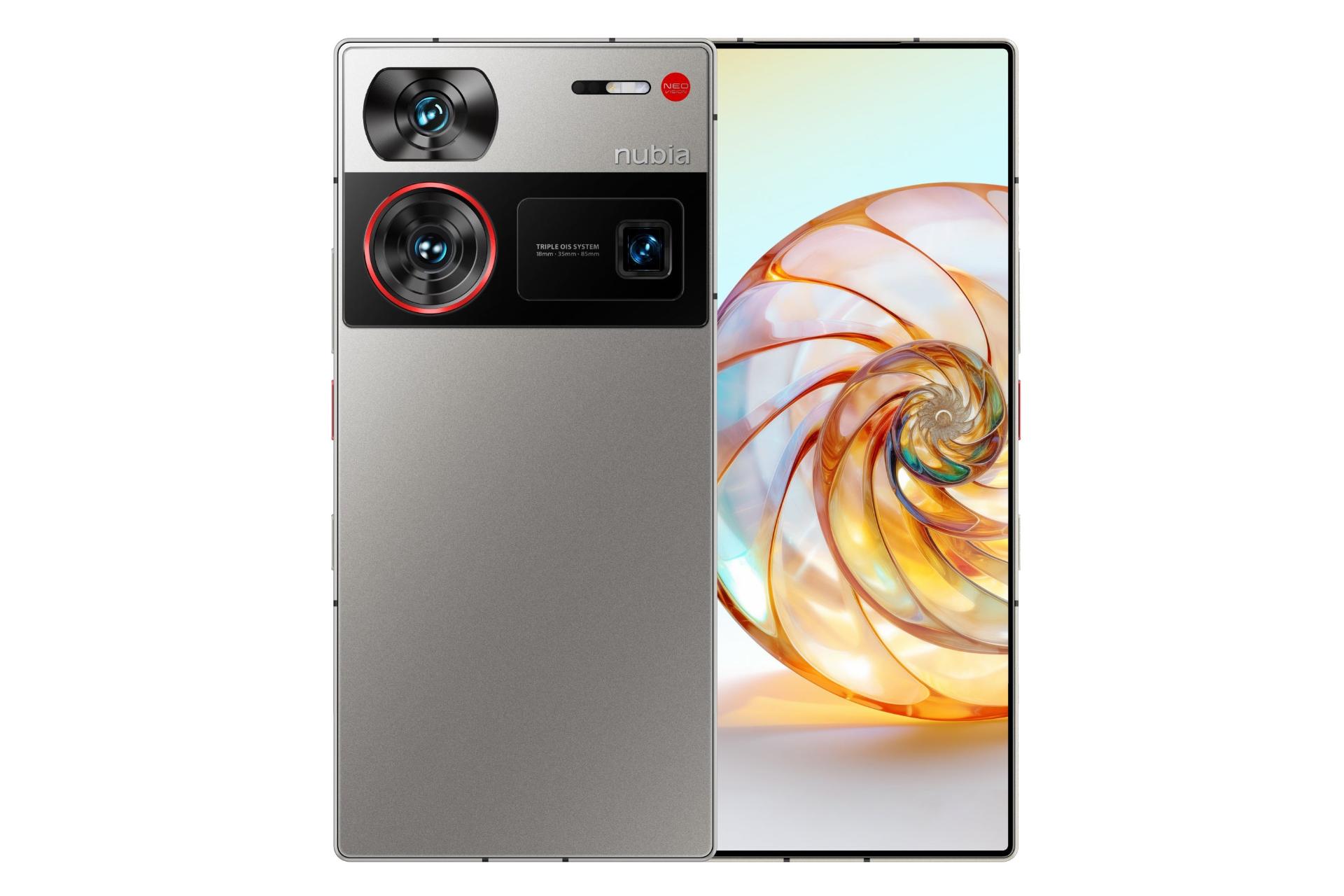 پنل جلو و پشت گوشی موبایل نوبیا Z60 اولترا زد تی ای / ZTE nubia Z60 Ultra نقره ای