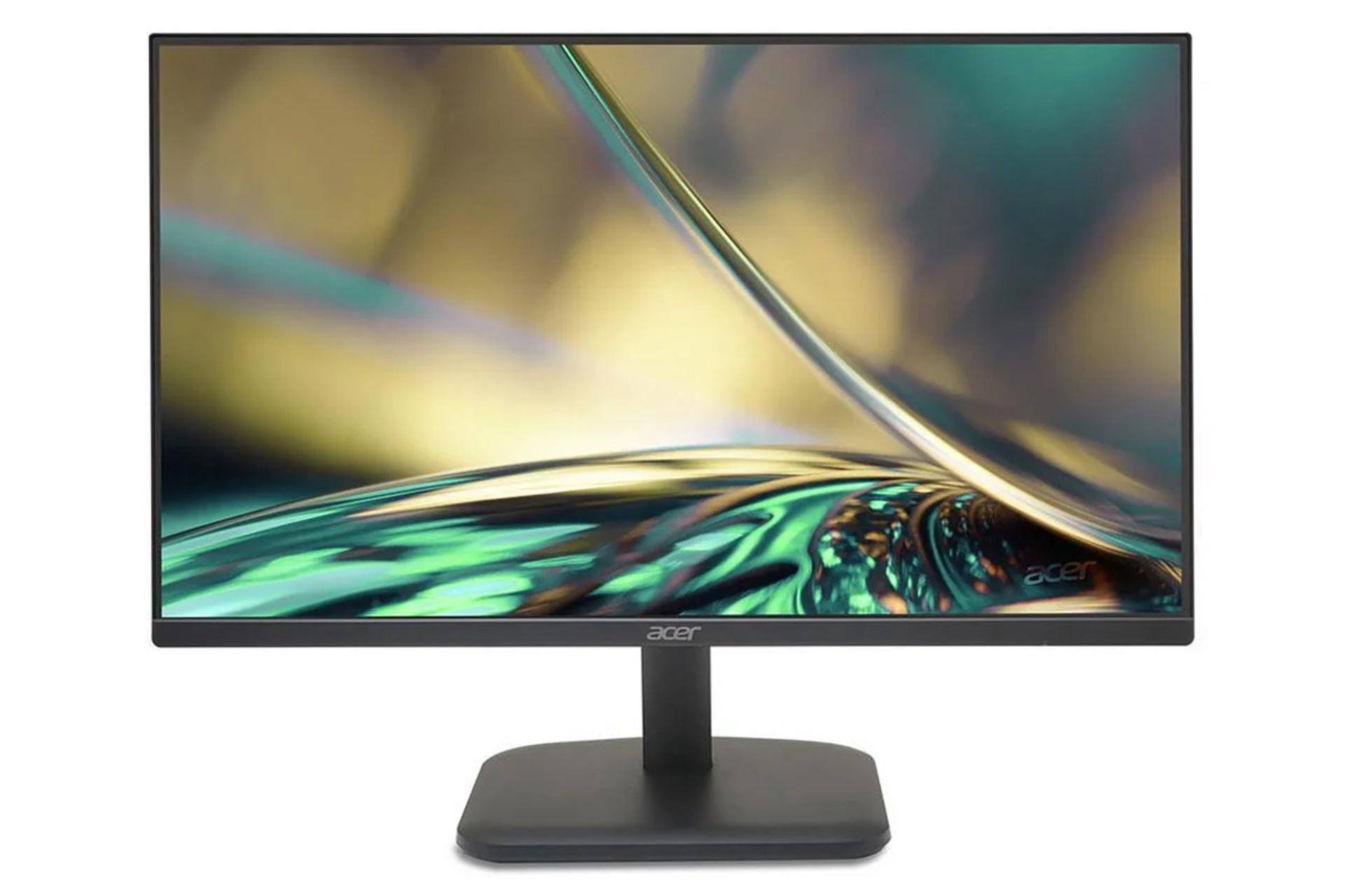 نمای جلو و لوگوی مانیتور ایسر 27 اینچ مدل EK271 Ebmix