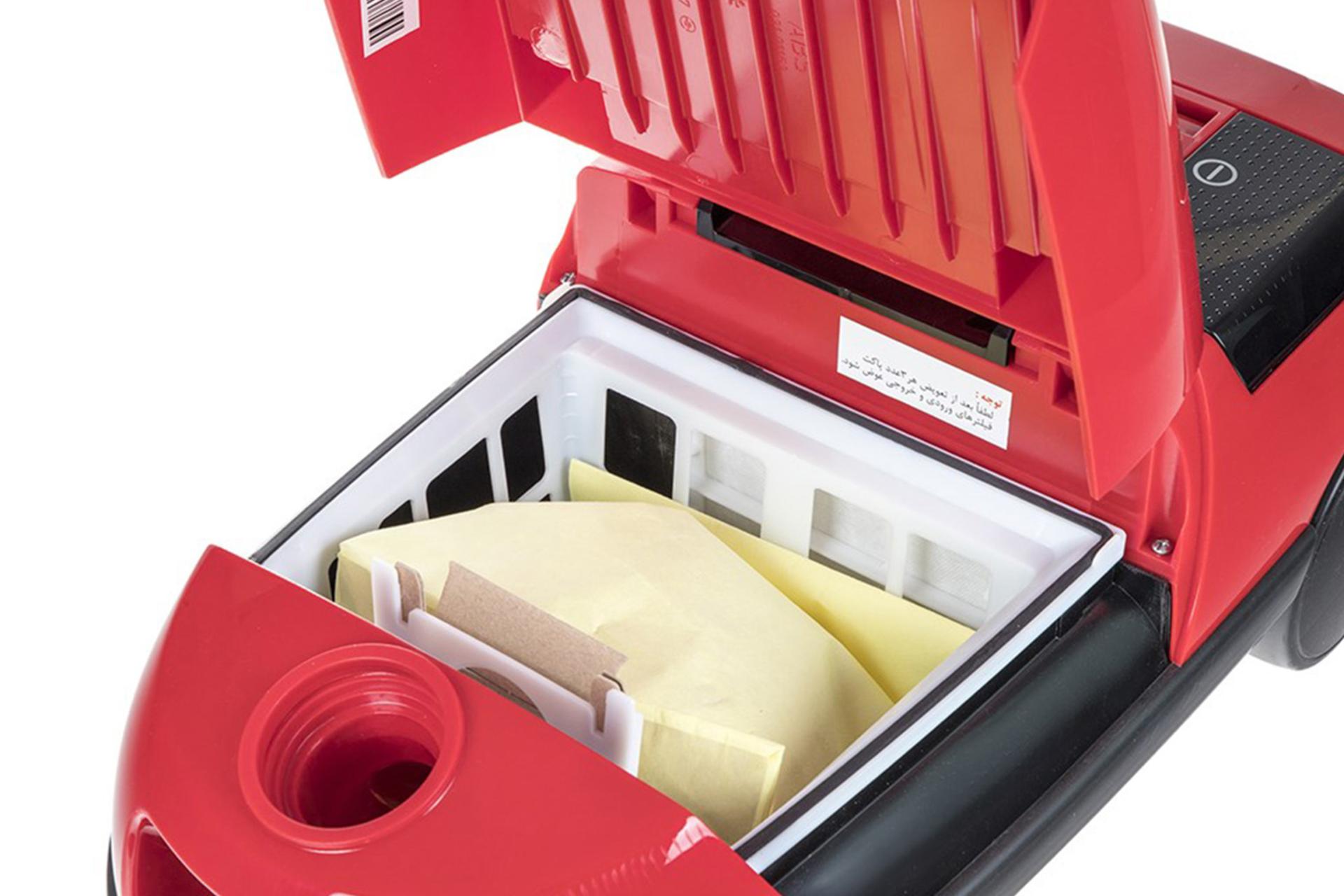 نمای داخلی جاروبرقی پارس خزر Pars khazar ECO 1900W
