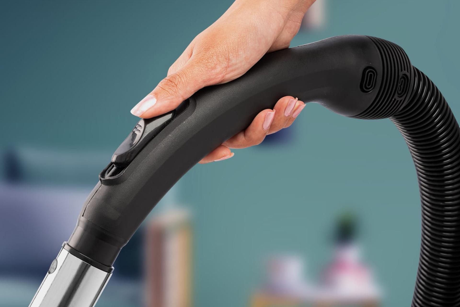 کلید کنترل توان مکش روی دسته جاروبرقی اسنوا Snowa SVC-CA18YW