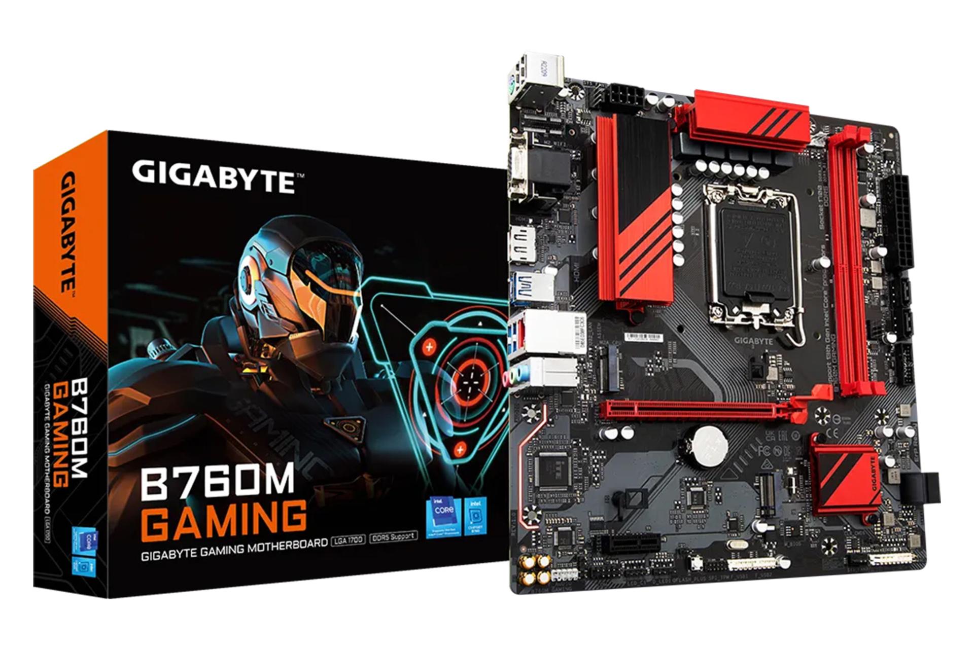جعبه مادربرد گیگابایت GIGABYTE B760M GAMING (rev. 1.0)