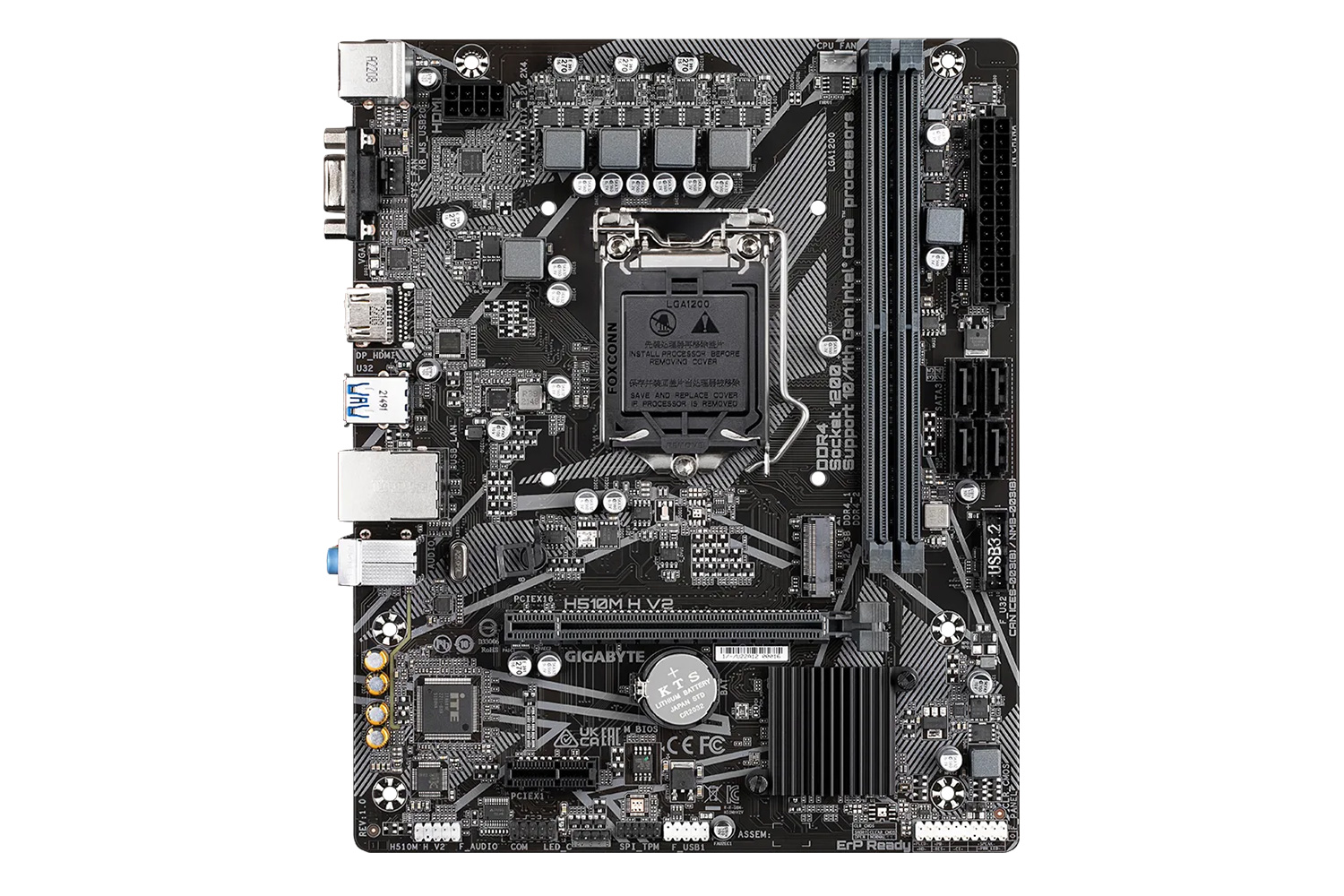 قیمت مادربرد گیگابایت GIGABYTE H510M H V2 (rev. 1.0) + مشخصات