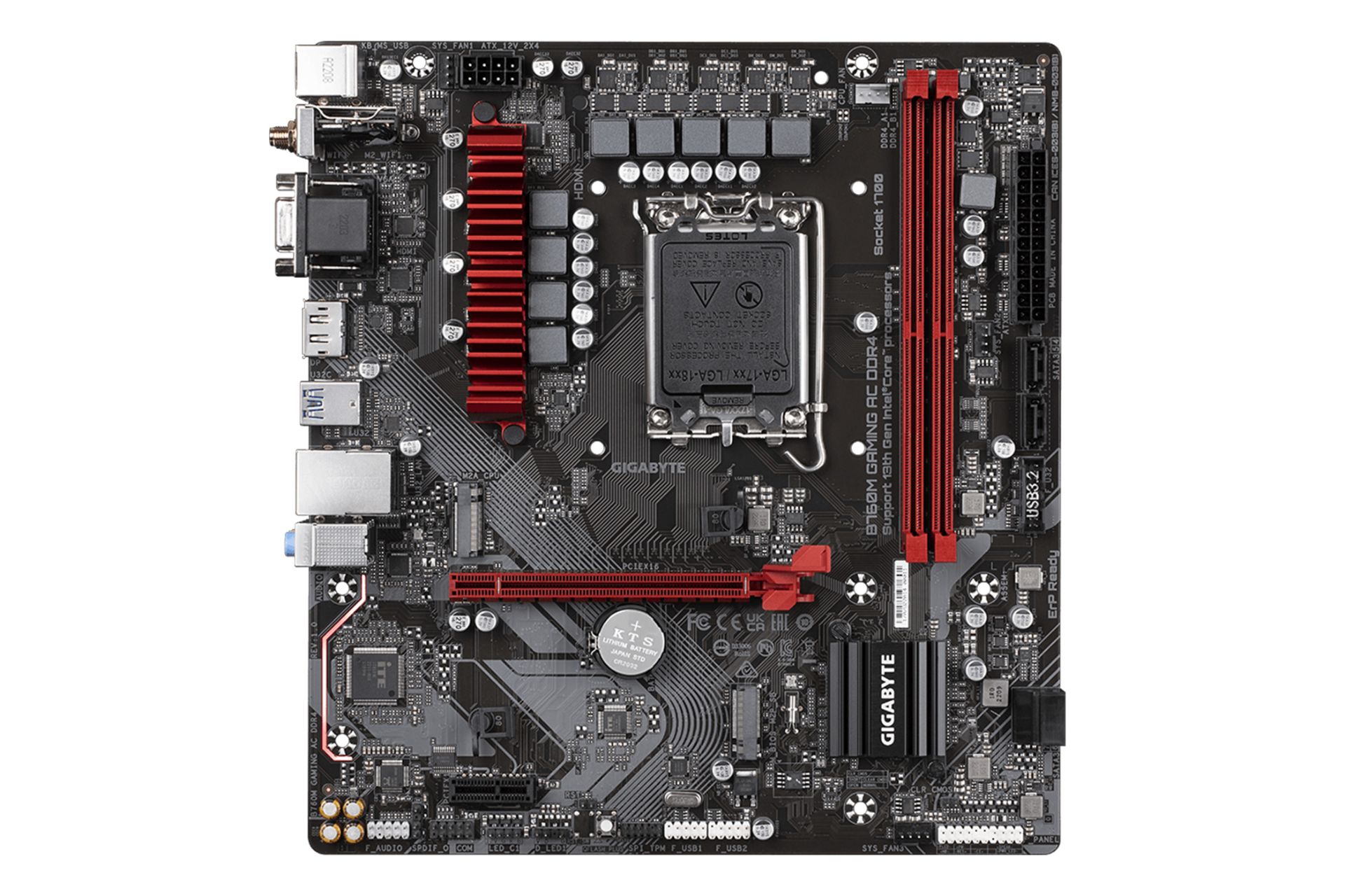 مادربرد گیگابایت GIGABYTE B760M GAMING AC DDR4 (rev. 1.x)