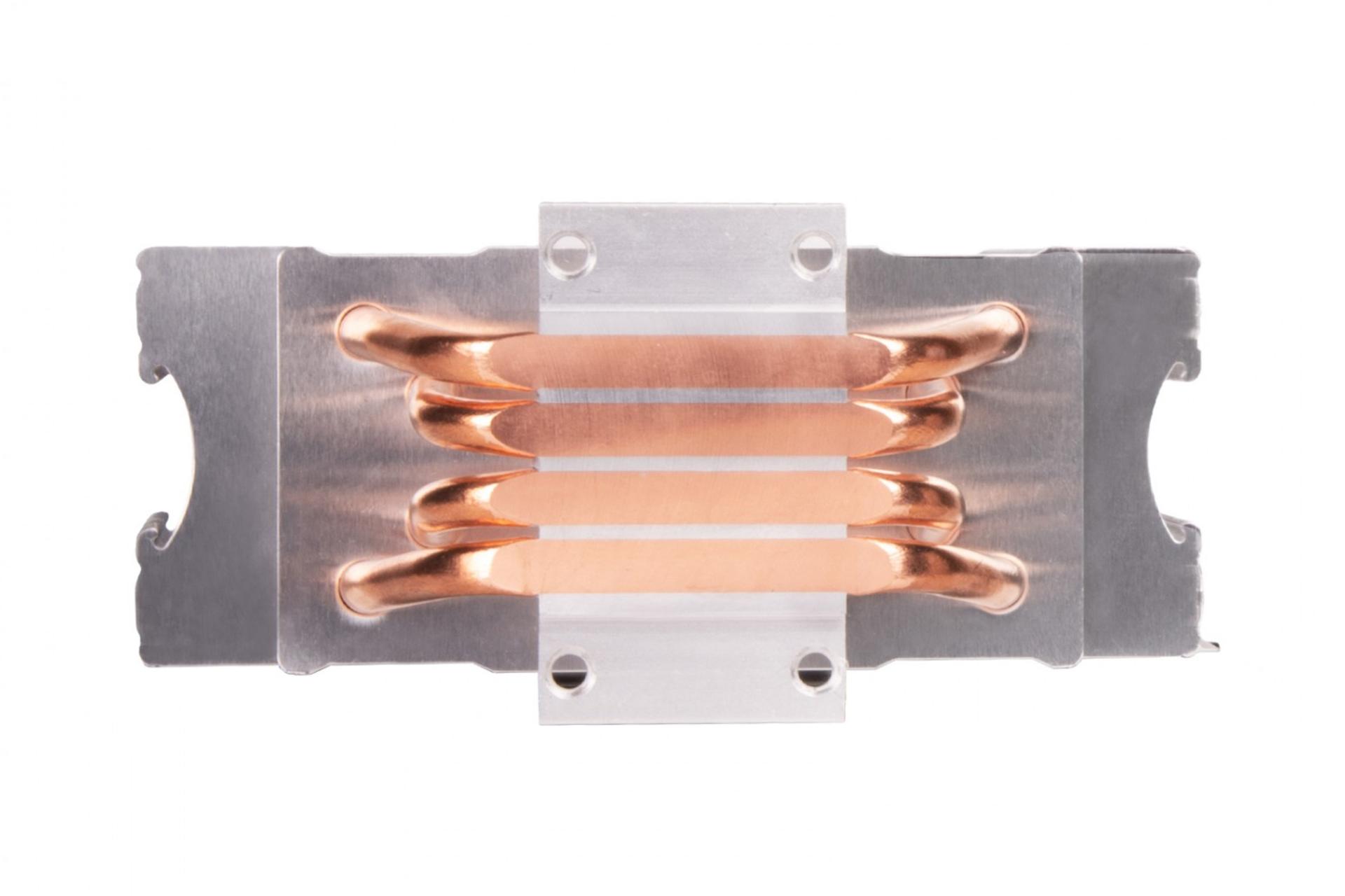 نمای پایین خنک کننده پردازنده سیلور استون AR12-TUF