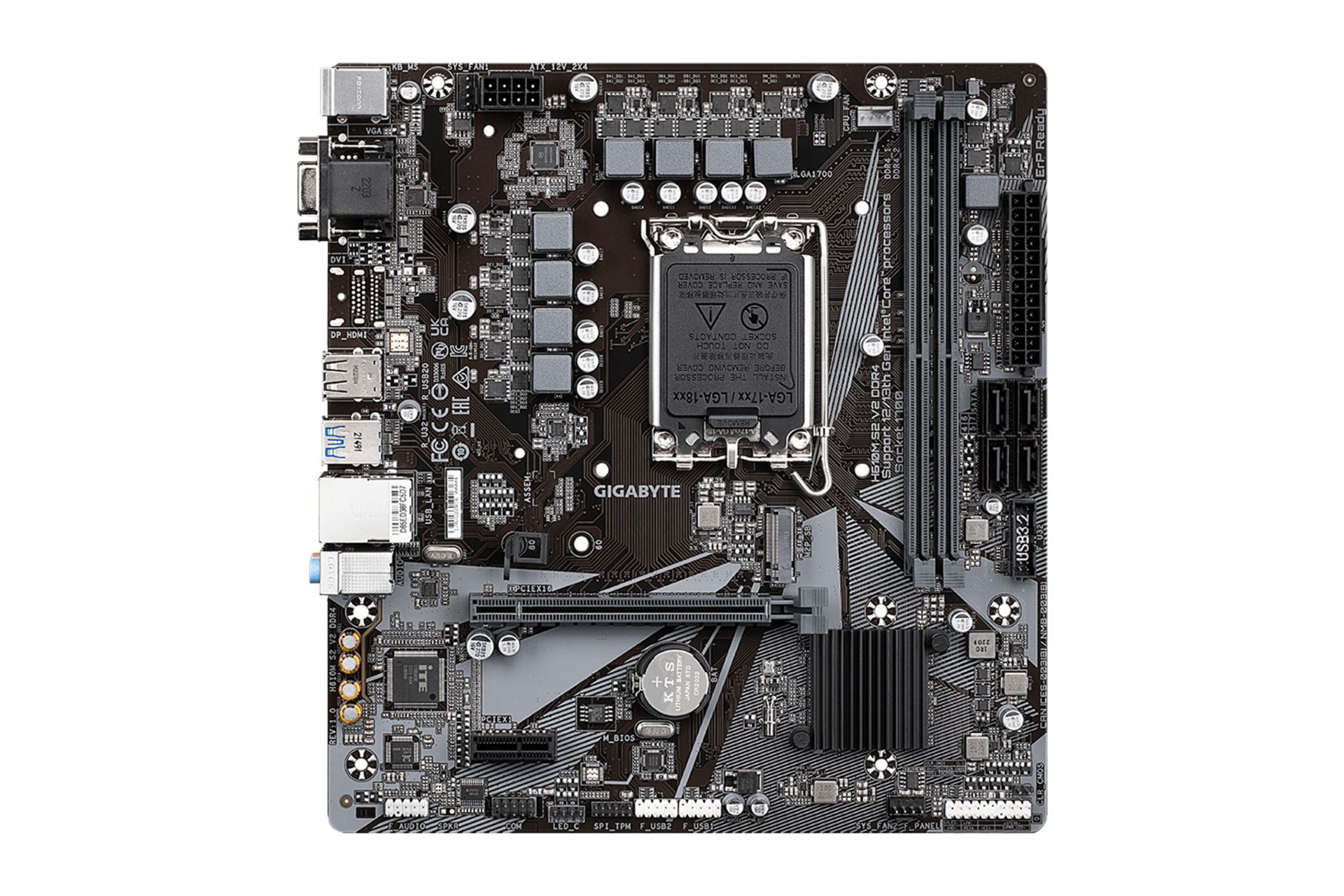 مادربرد گیگابایت GIGABYTE H610M S2 V2 DDR4 (rev. 1.0)