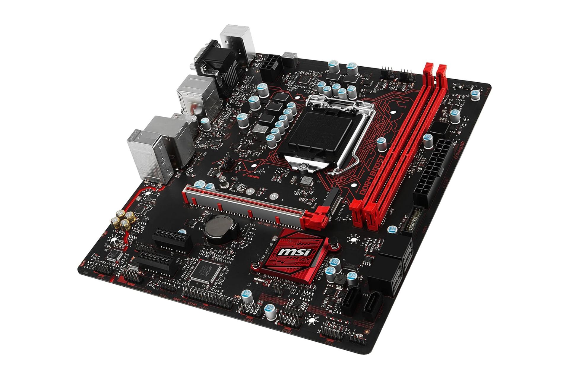 نمای کناری مادربرد ام اس آی MSI B250M GAMING PRO