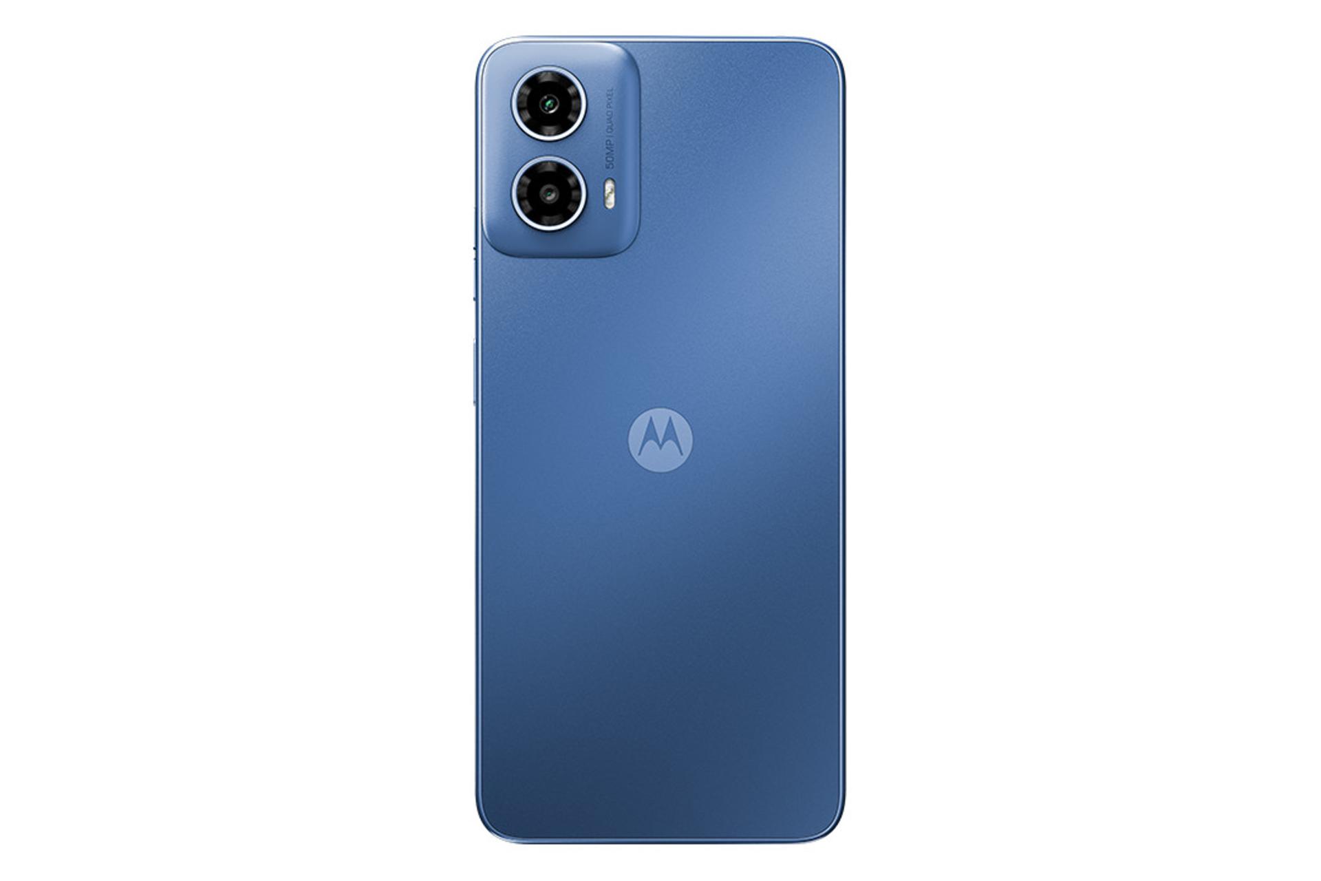 پنل پشت و چینش دوربین گوشی موبایل موتو G34 موتورولا / Motorola Moto G34 آبی