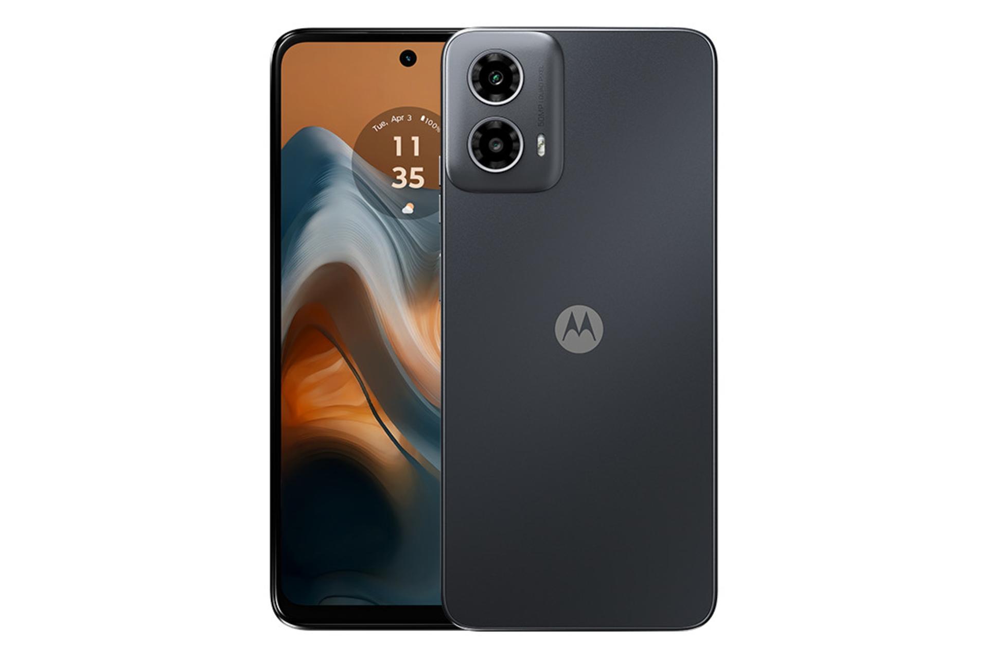 پنل جلو و پشت گوشی موبایل موتو G34 موتورولا / Motorola Moto G34 مشکی