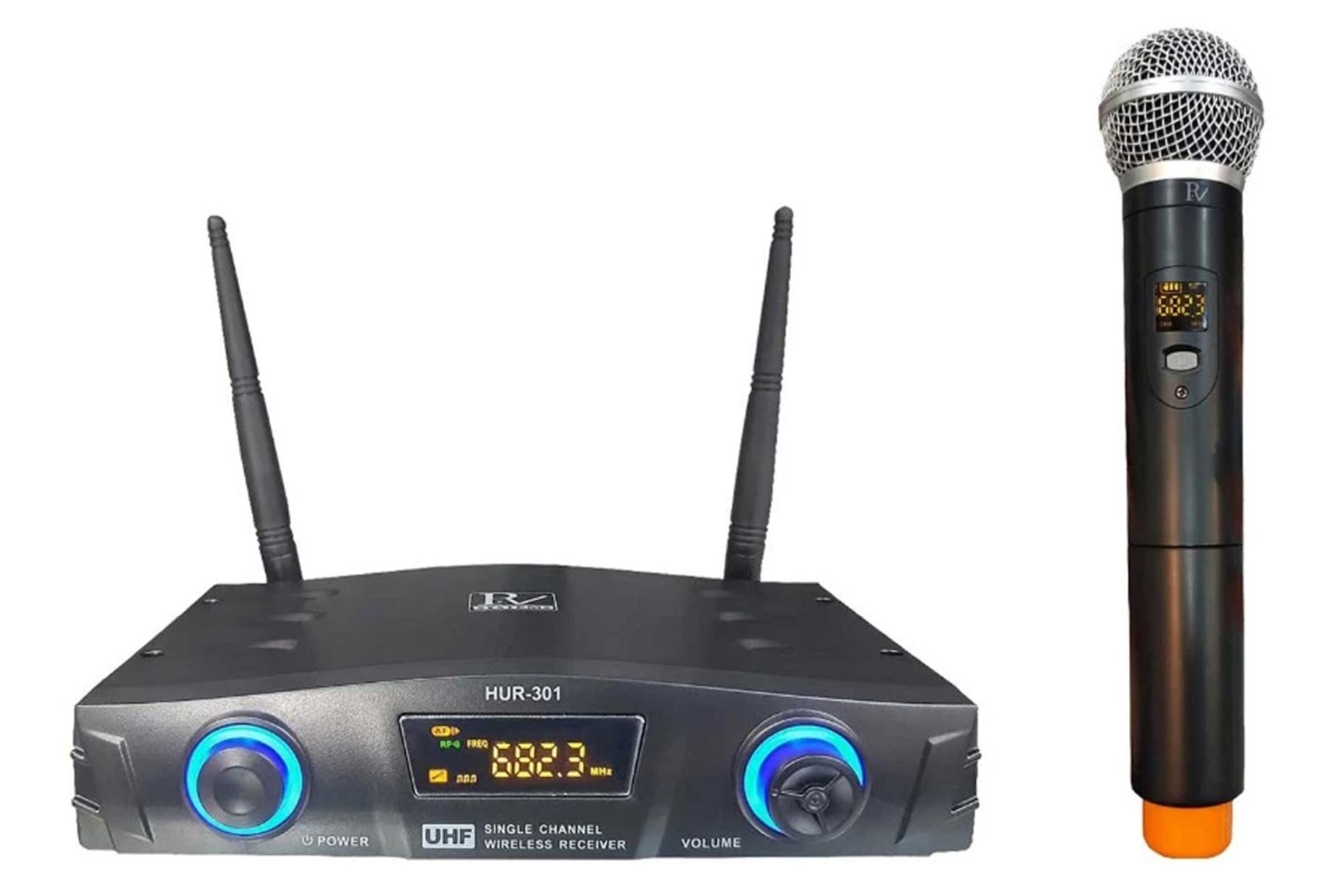 ابعاد و اندازه میکروفون پی وی سیستم HUR-301