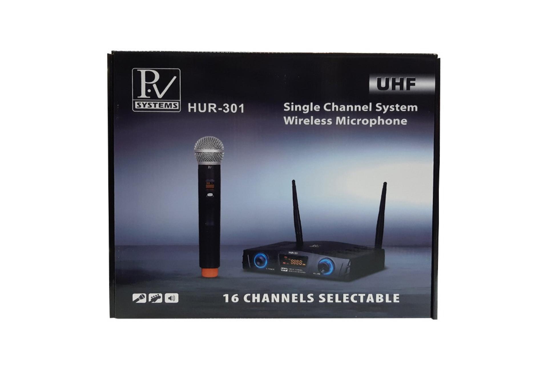جعبه میکروفون پی وی سیستم HUR-301