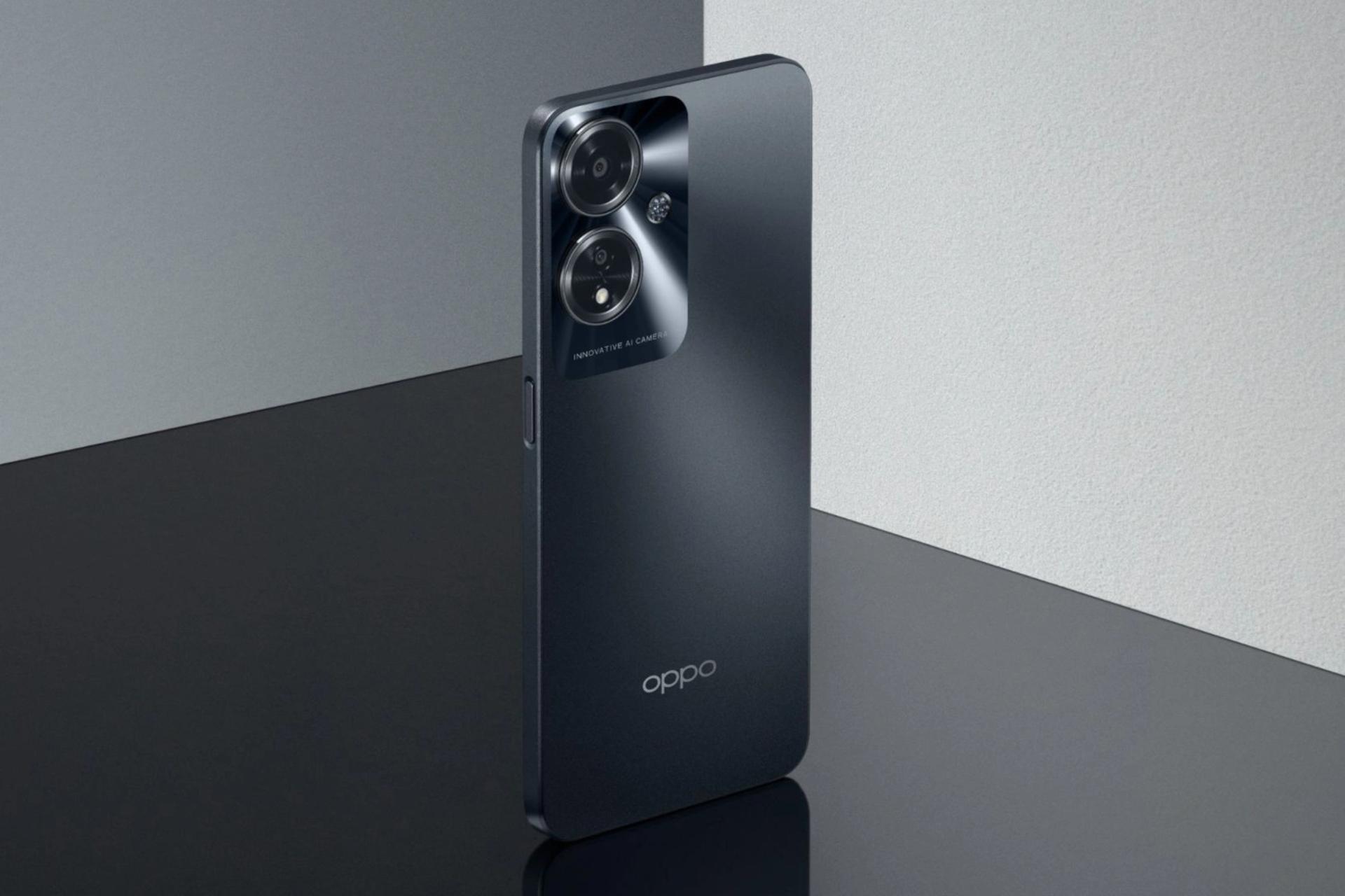 پنل پشت و چینش دوربین Oppo A59 5G / گوشی موبایل A59 اوپو 5G مشکی
