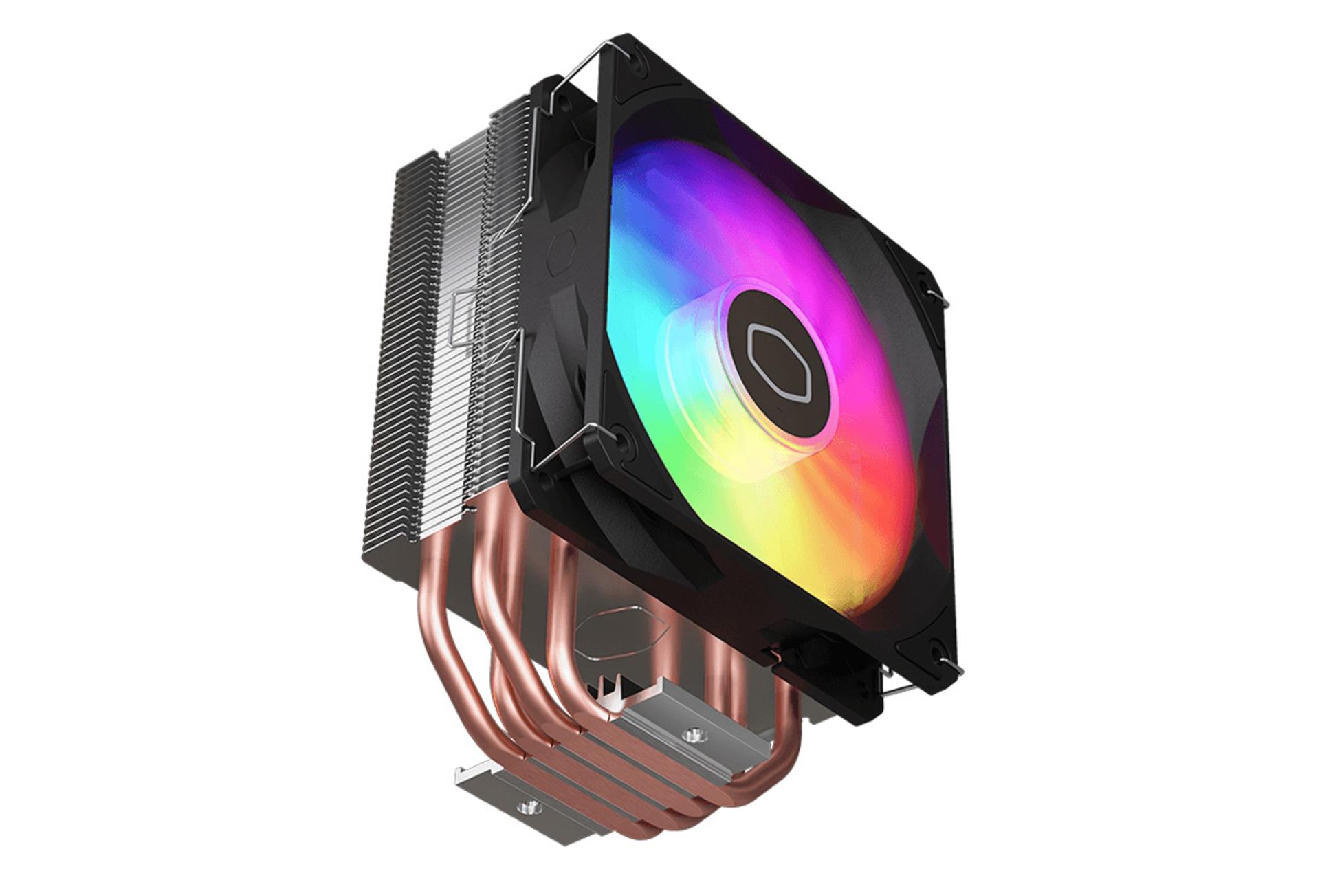 محل اتصال خنک کننده پردازنده کولر مستر D400i LGA 1700 RGB