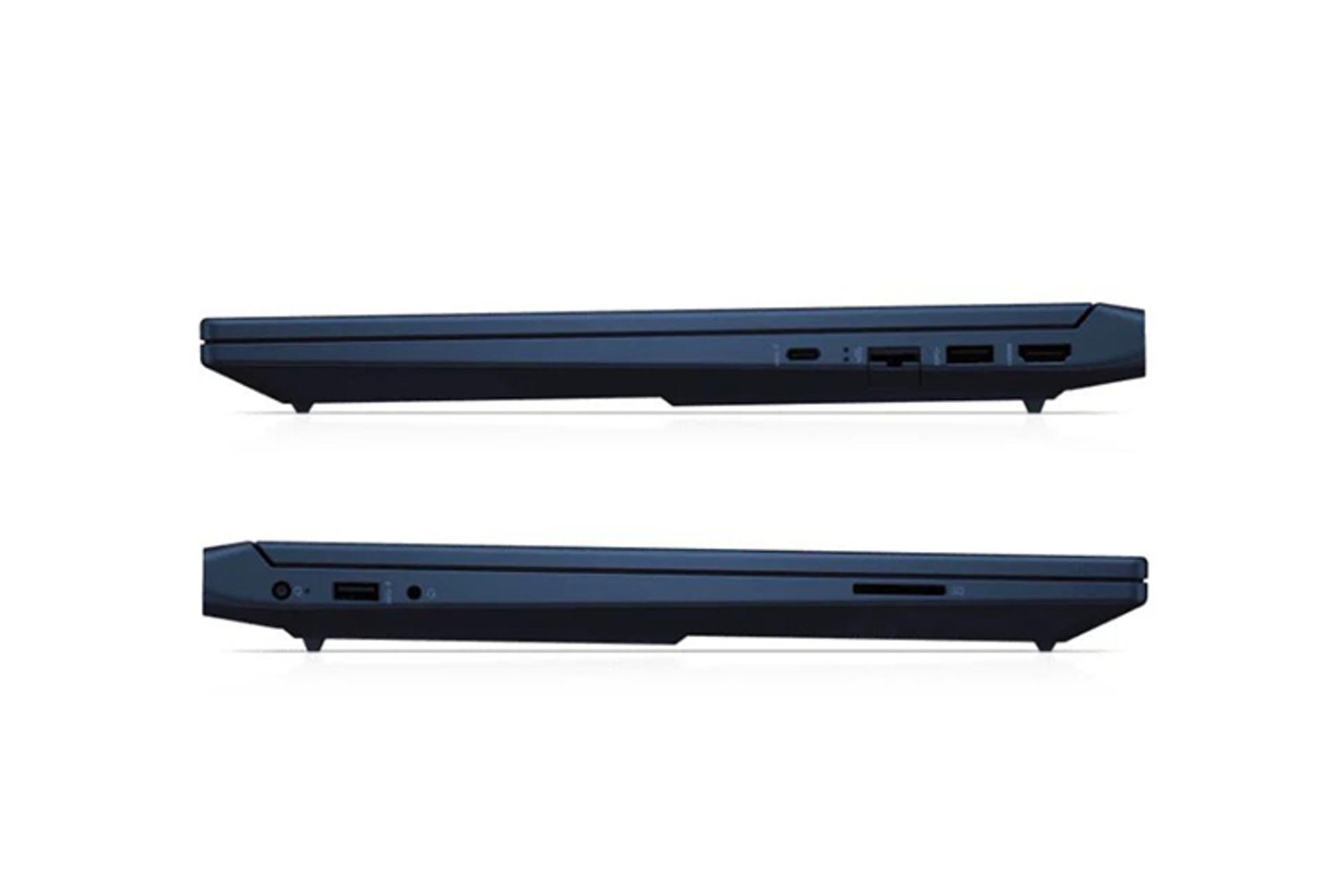 لپ تاپ اچ پی HP Victus 16-D1054NE نمای جانبی و درگاه ها