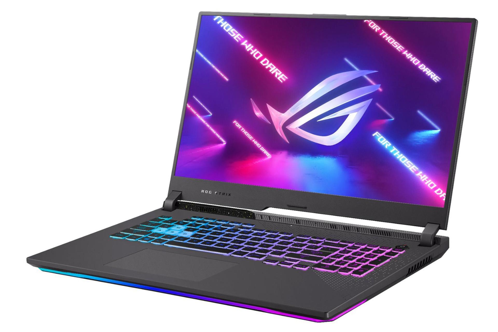 لپ تاپ ایسوس ASUS ROG Strix G17 G713RM 2022 نمای راست و درگاه ها