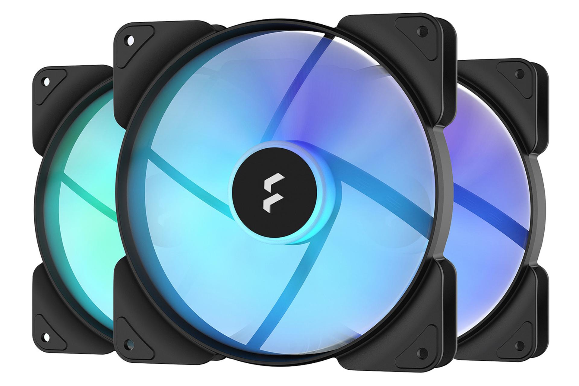 مرجع متخصصين ايران نورپردازي فن كيس فركتال Aspect 14 Triple Fan Kit