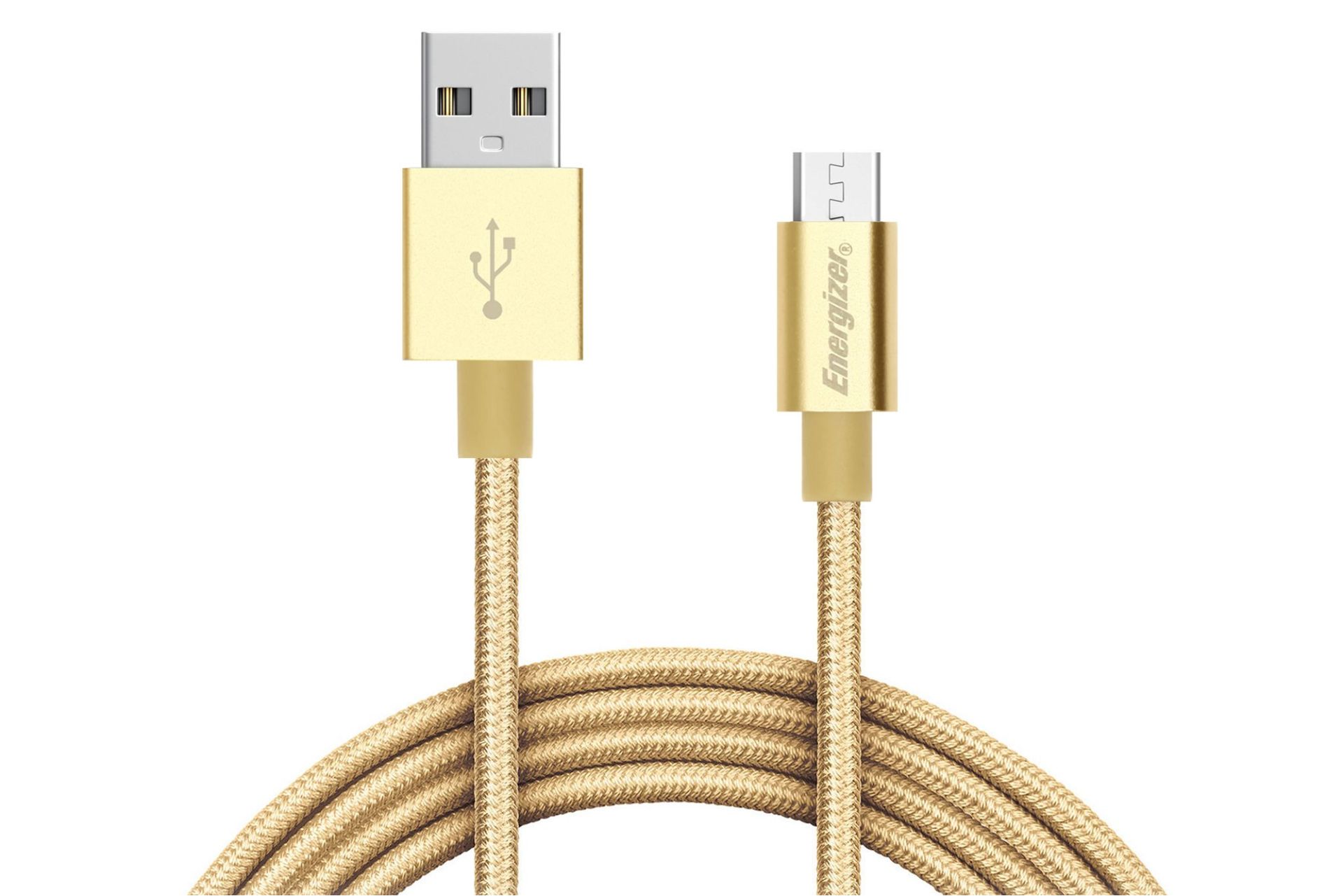 کانکتور و اتصال کابل شارژ USB انرجایزر Type-A به Micro-USB مدل C13UBMCGGD4 با طول 1.2 متر