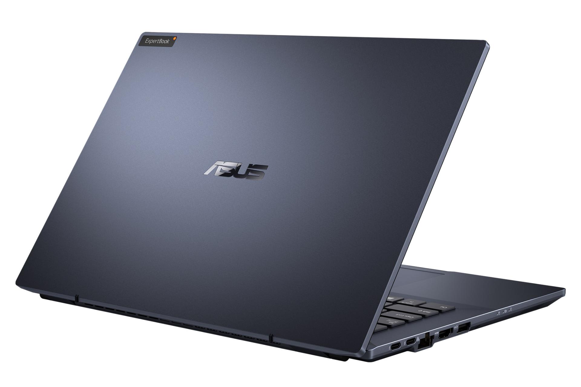 لپ تاپ ایسوس ASUS ExpertBook B5 B5402C نمای پشت رنگ آبی تیره