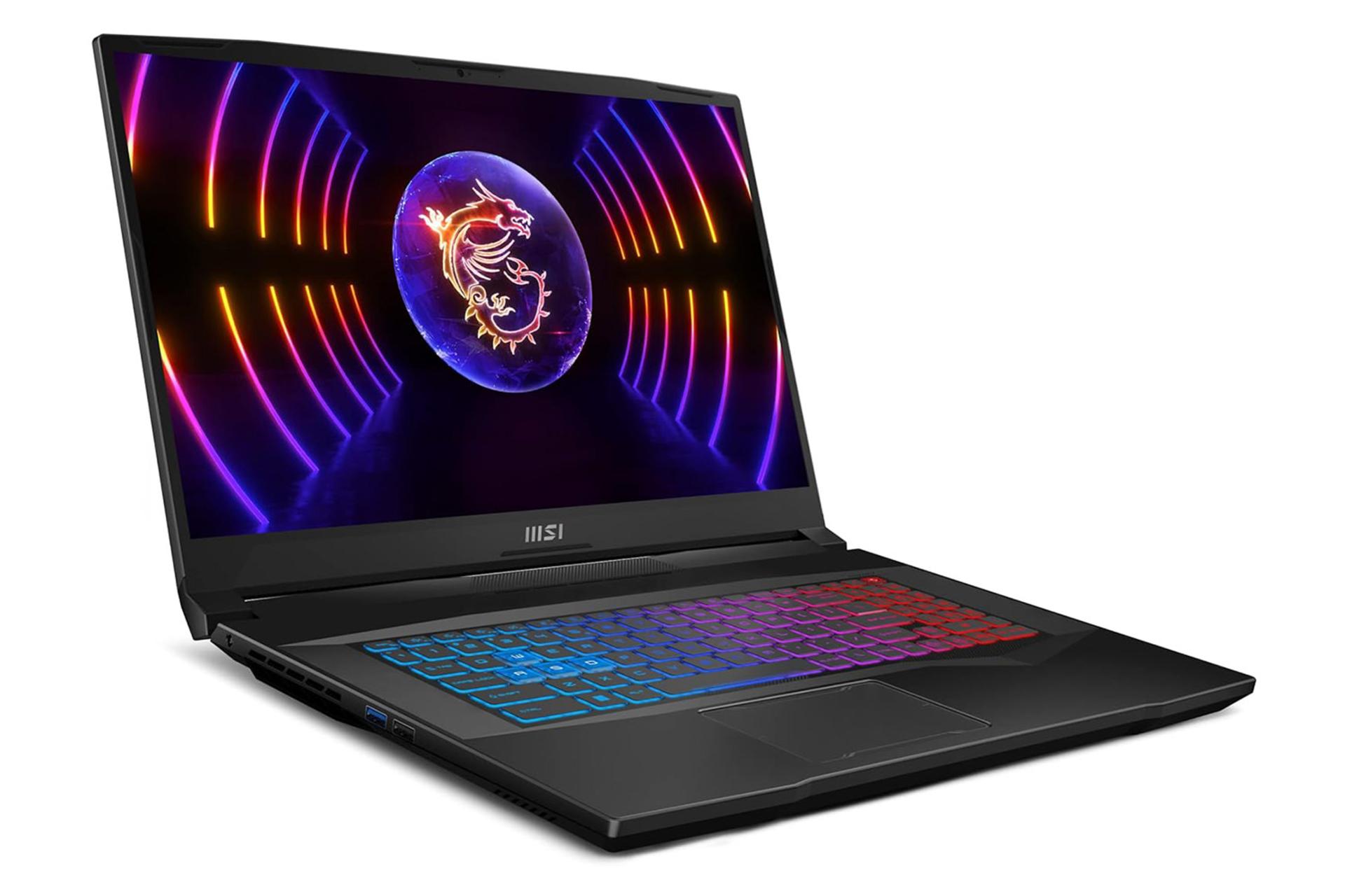 لپ تاپ ام اس آی MSI Pulse 17 B13V نمای جپ صفحه نمایش