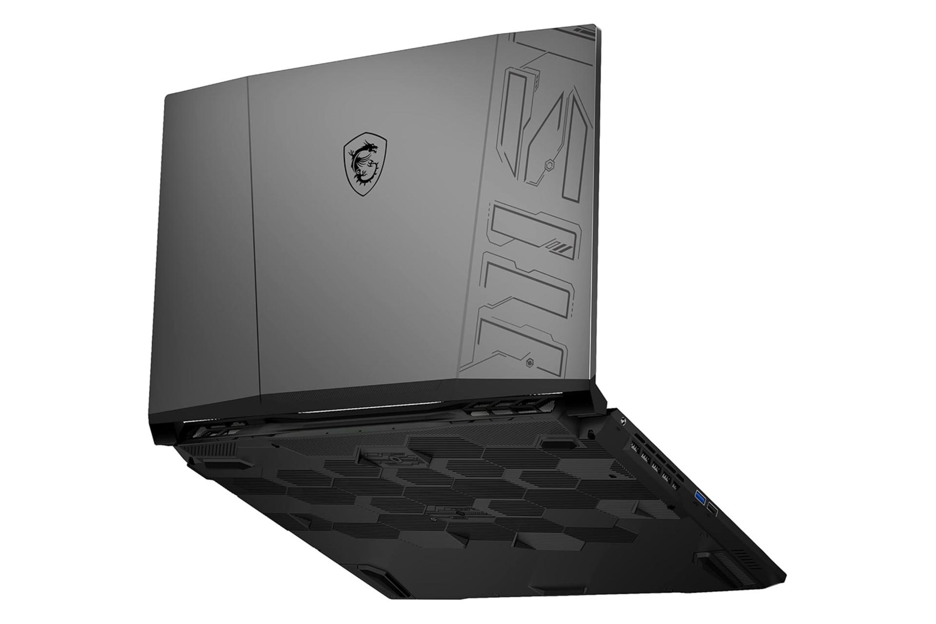 لپ تاپ ام اس آی MSI Pulse 17 B13V نمای پشت و زیر