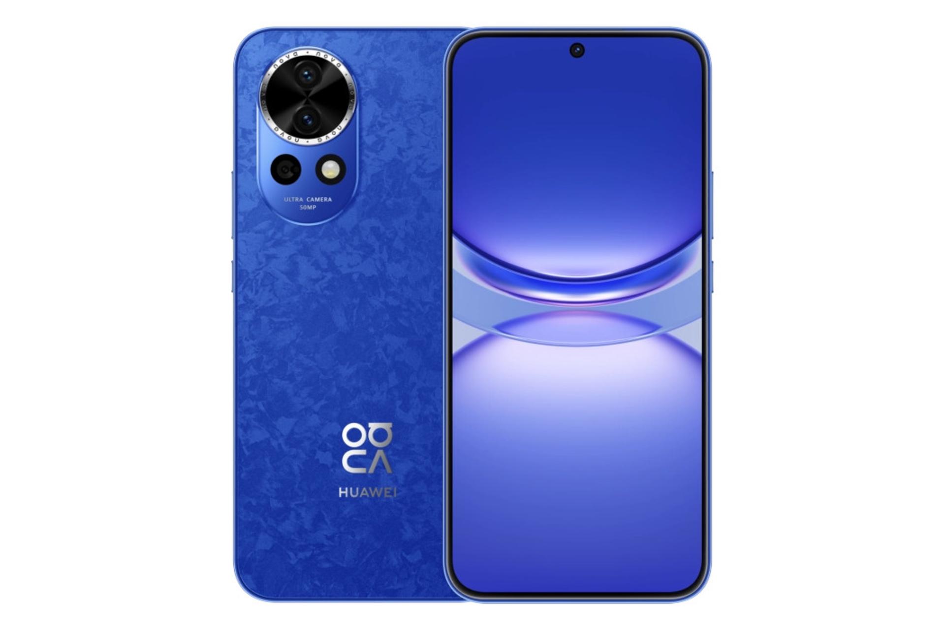 مرجع متخصصين ايران پنل جلو و پشت موبايل موبايل نوا 12 هواوي آبي / Huawei nova 12