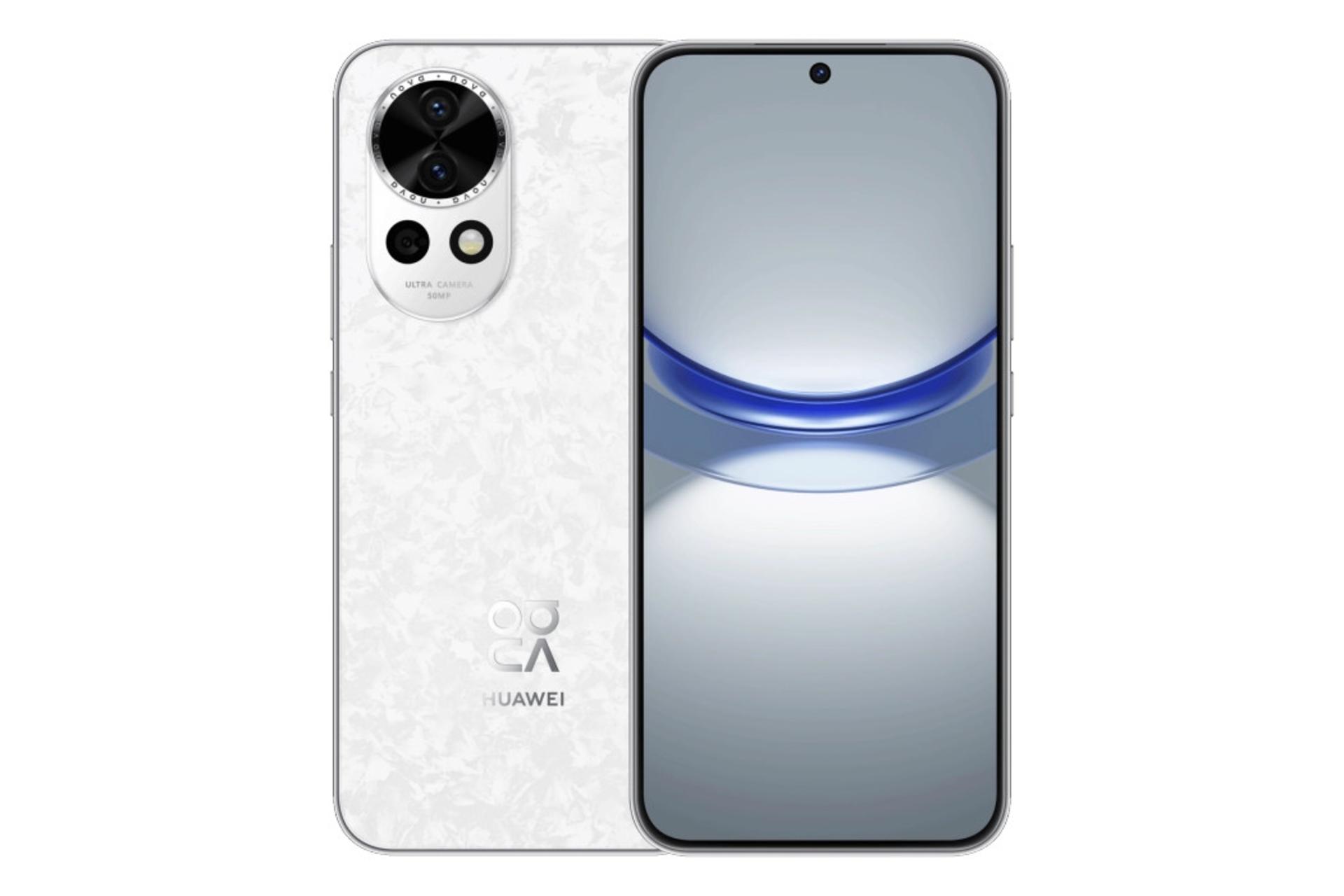 پنل جلو و پشت گوشی موبایل نوا 12 هواوی سفید / Huawei nova 12