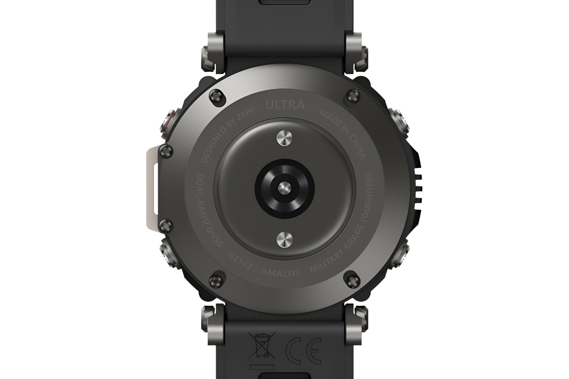 نمای پشتی ساعت هوشمند امیزفیت Amazfit T-Rex Ultra