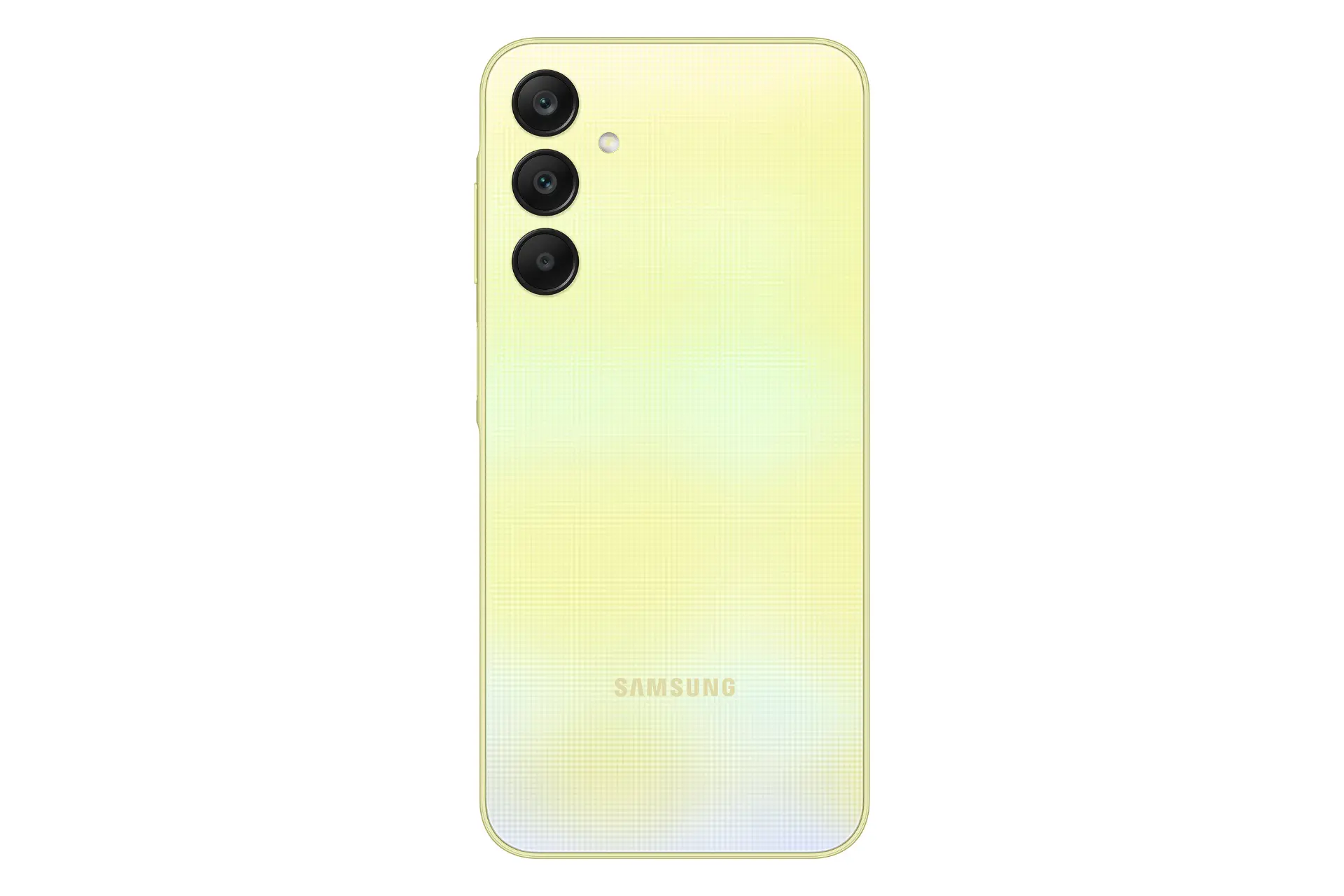 پنل پشت و چینش دوربین گوشی موبایل گلکسی A25 سامسونگ زرد / Samsung Galaxy A25