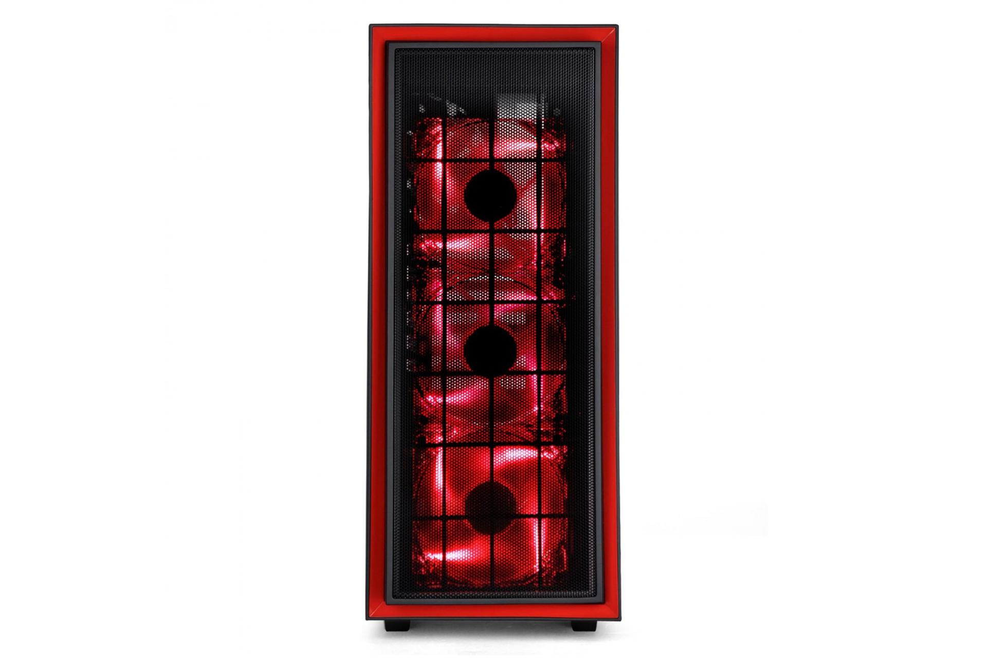 نمای جلو و نورپردازی کیس کامپیوتر سیلور استون SST-RL06BR-GP