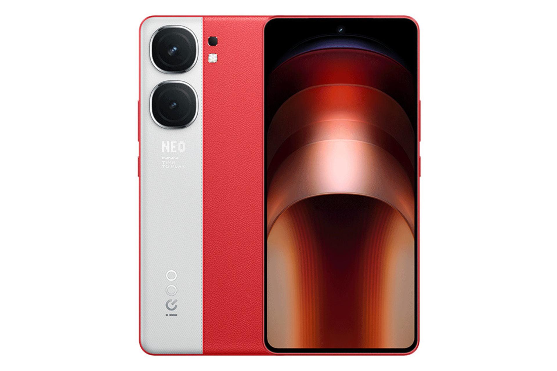 پنل جلو و پشت گوشی موبایل ویوو vivo iQOO Neo9 قرمز