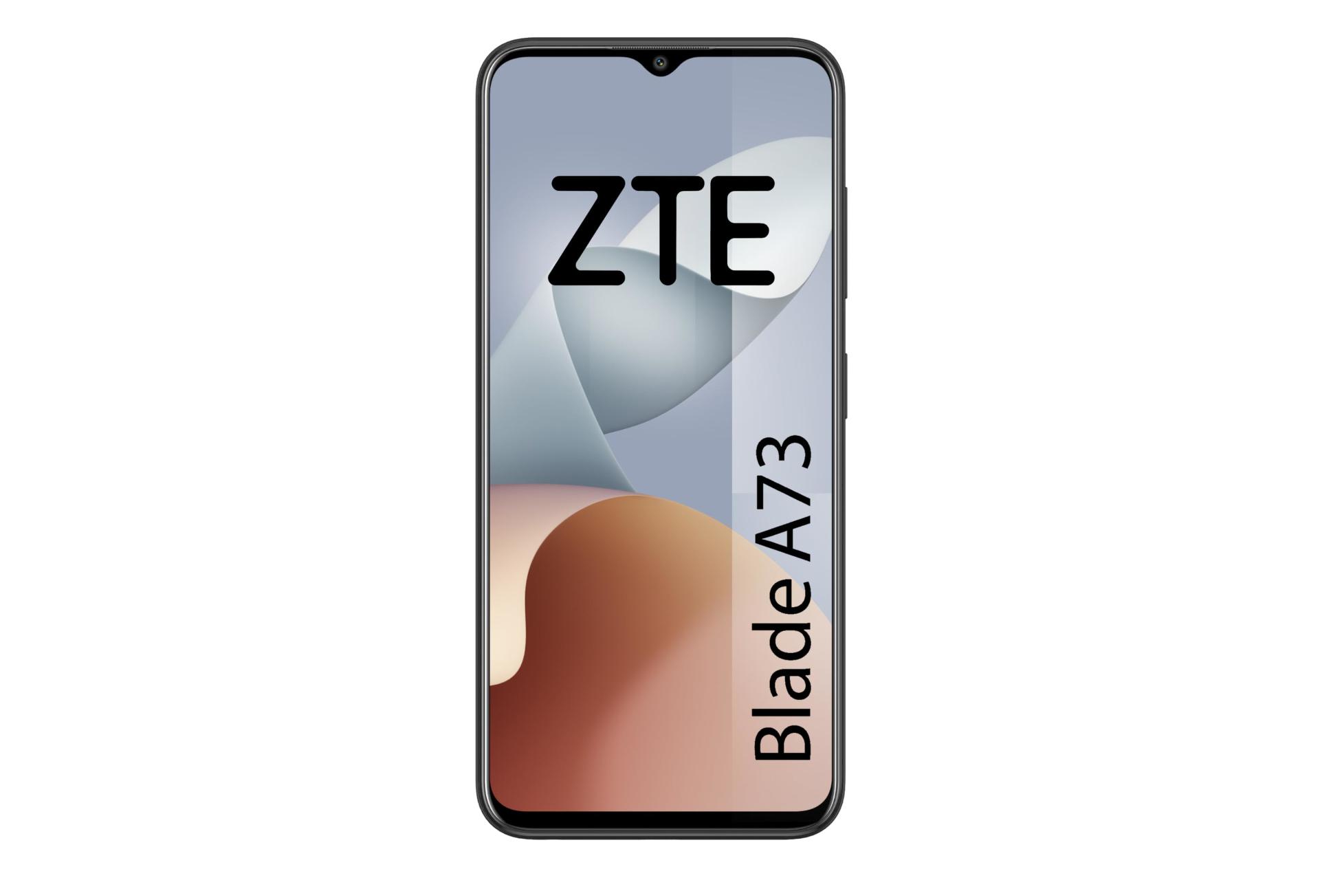 پنل جلو و صفحه نمایش گوشی موبایل بلید A73 زد تی ای خاکستری / ZTE Blade A73