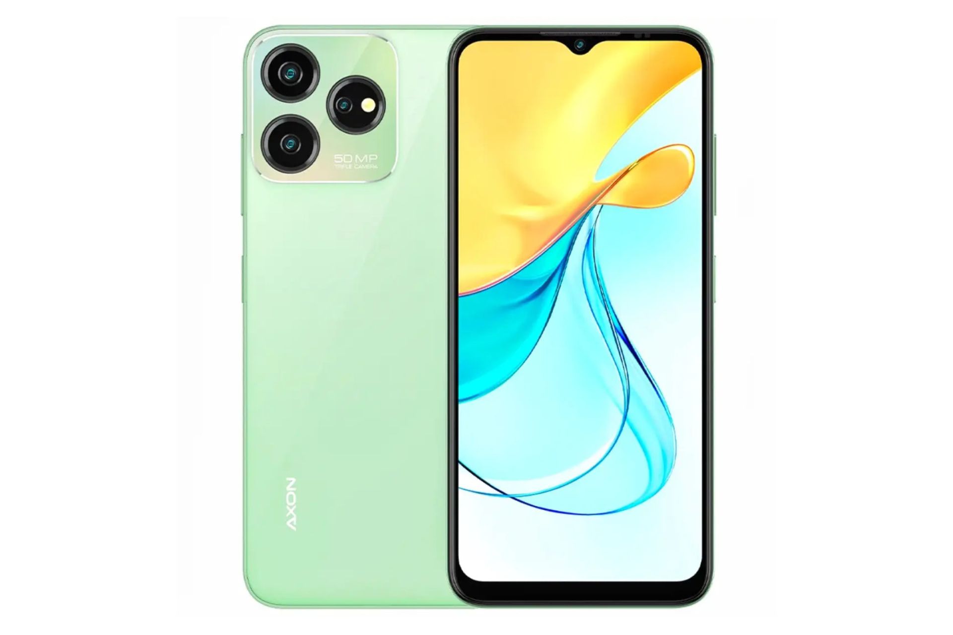 پنل جلو و پشت گوشی موبایل بلید V50 Design زد تی ای 4G سبز / ZTE Blade V50 Design 4G