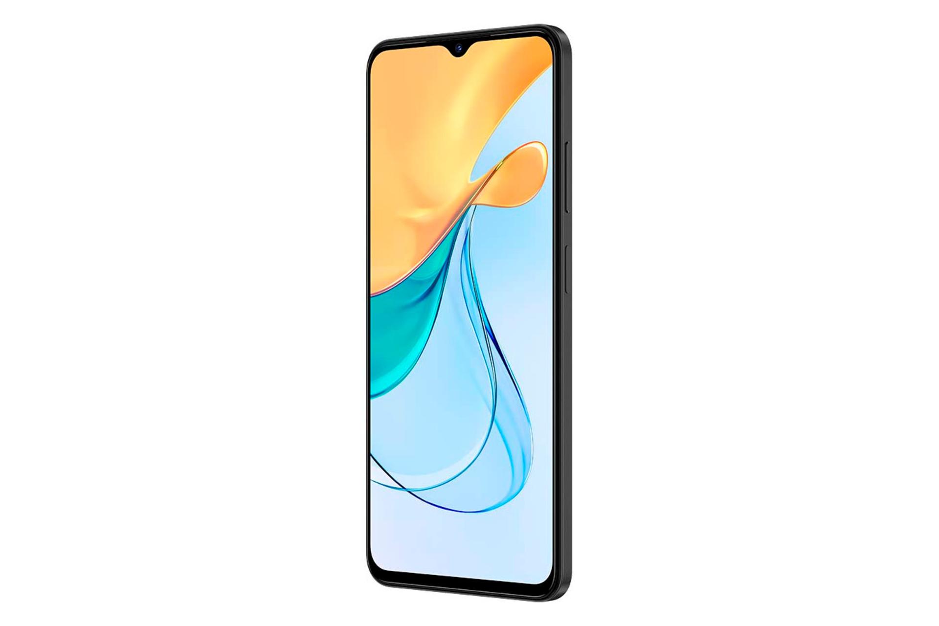نمای راست پنل جلوی گوشی موبایل بلید V50 Design زد تی ای خاکستری تیره / ZTE Blade V50 Design