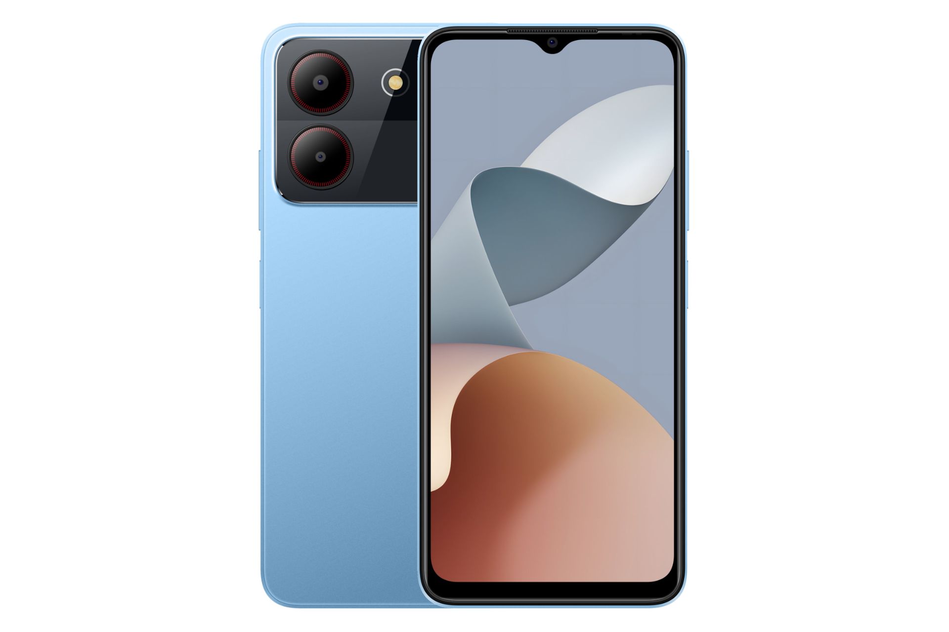 پنل جلو و پشت گوشی موبایل بلید A54 زد تی ای آبی / ZTE Blade A54