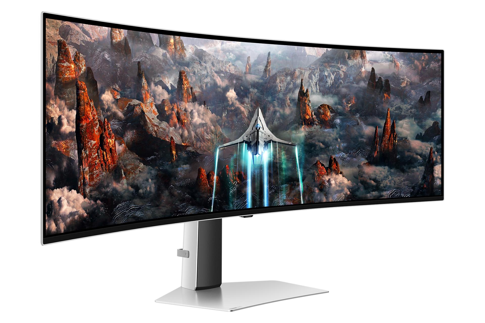 ابعاد و اندازه مانیتور سامسونگ 49 اینچ مدل Odyssey OLED G9 G93SC S49CG934S