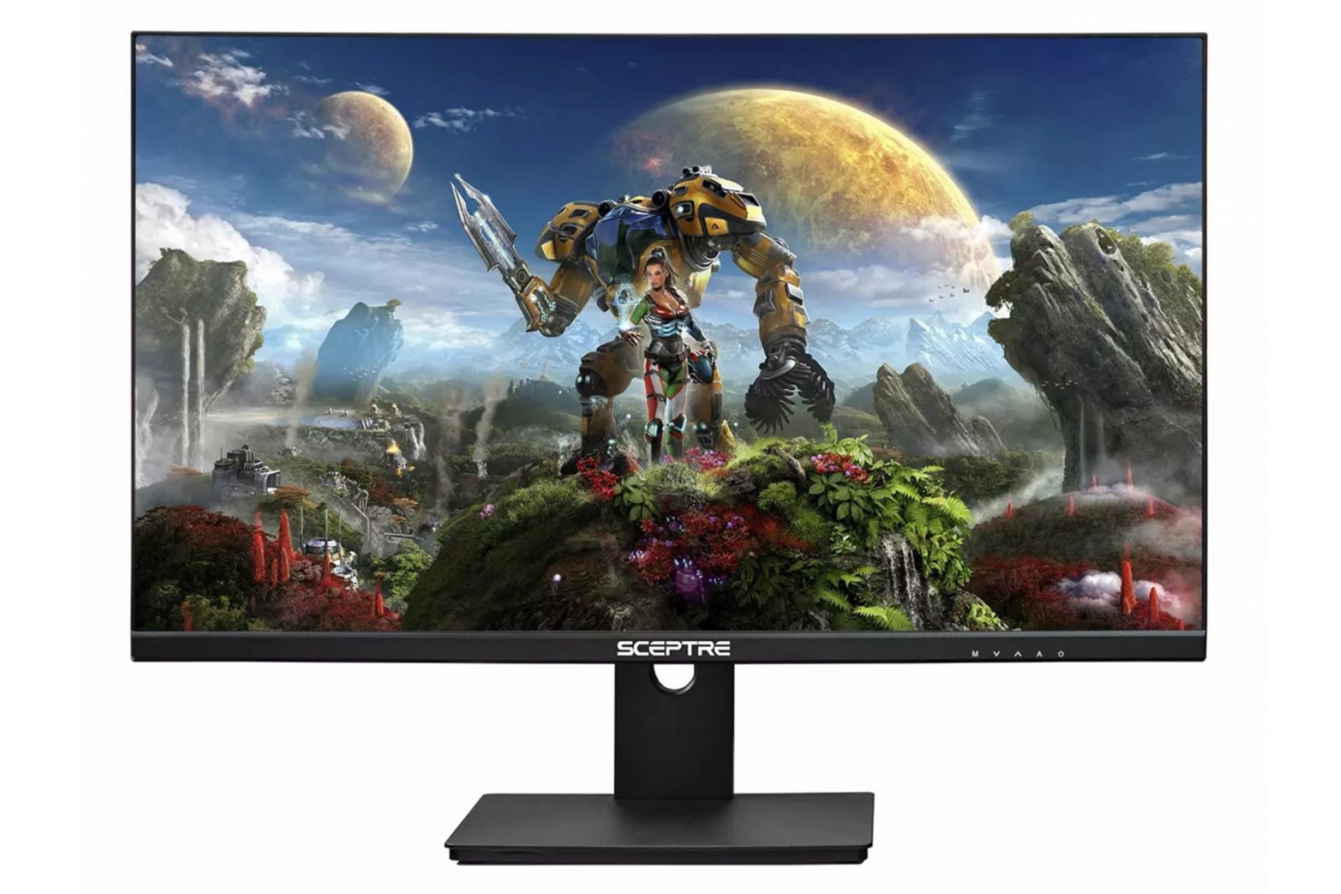 نمای جلو و رزولوشن مانیتور اسکپتر 27 اینچ مدل W271QHIR