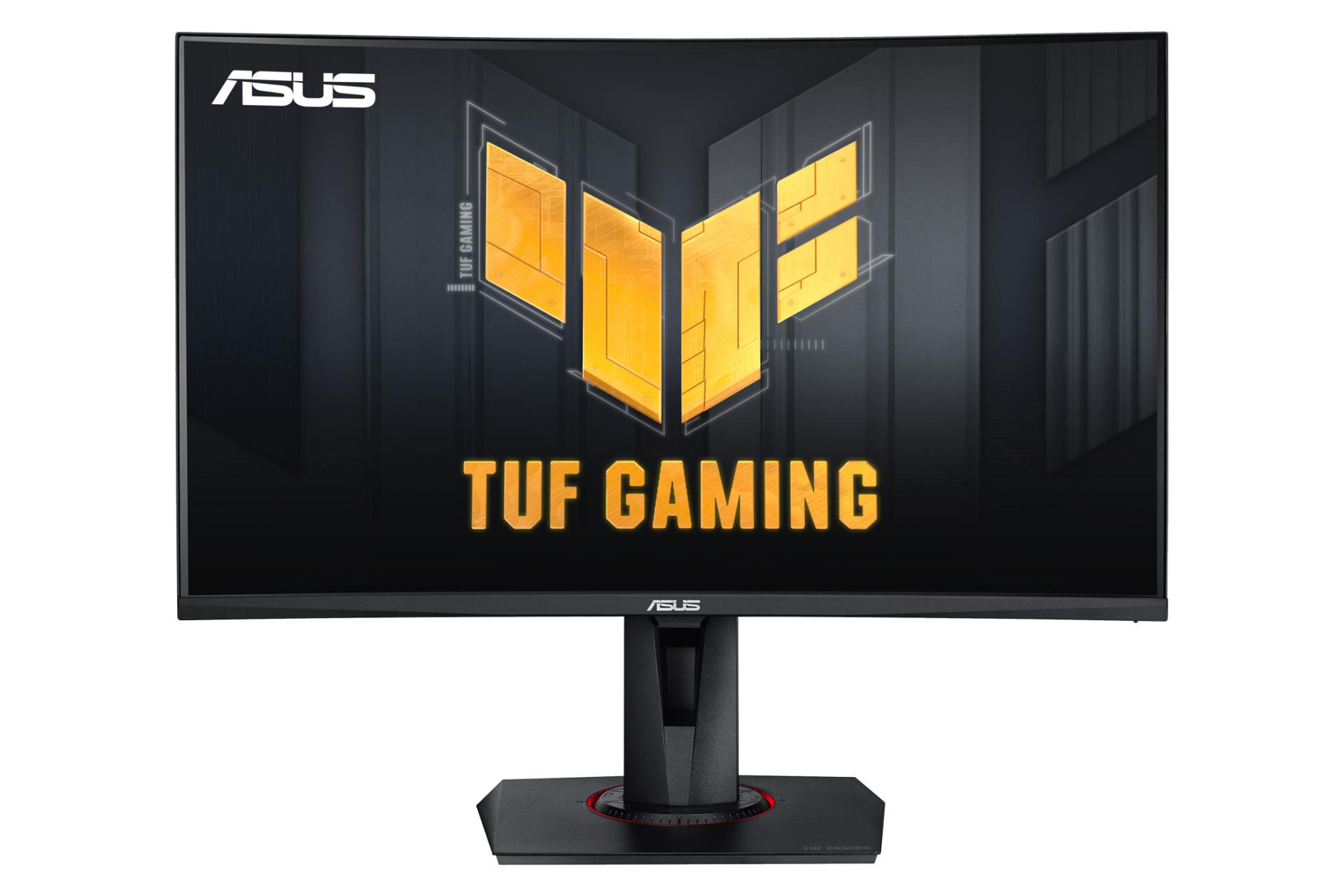 نمای جلو و رزولوشن مانیتور ایسوس 27 اینچ مدل TUF Gaming VG27VQM