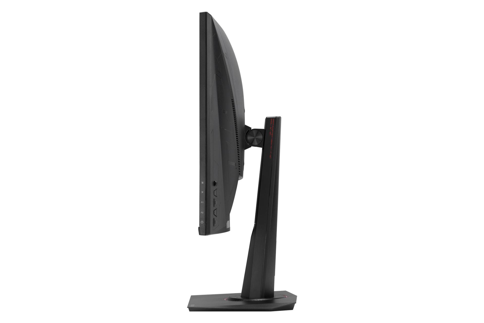 نمای کنار و ارتفاع مانیتور ایسوس 27 اینچ مدل TUF Gaming VG27VQM