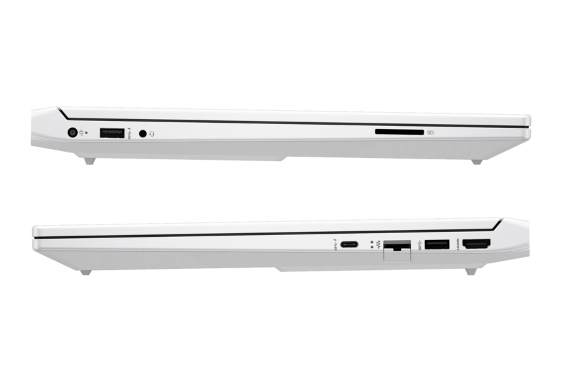 لپ تاپ اچ پی HP Victus 15 FA1034NE نمای جانبی و درگاه ها