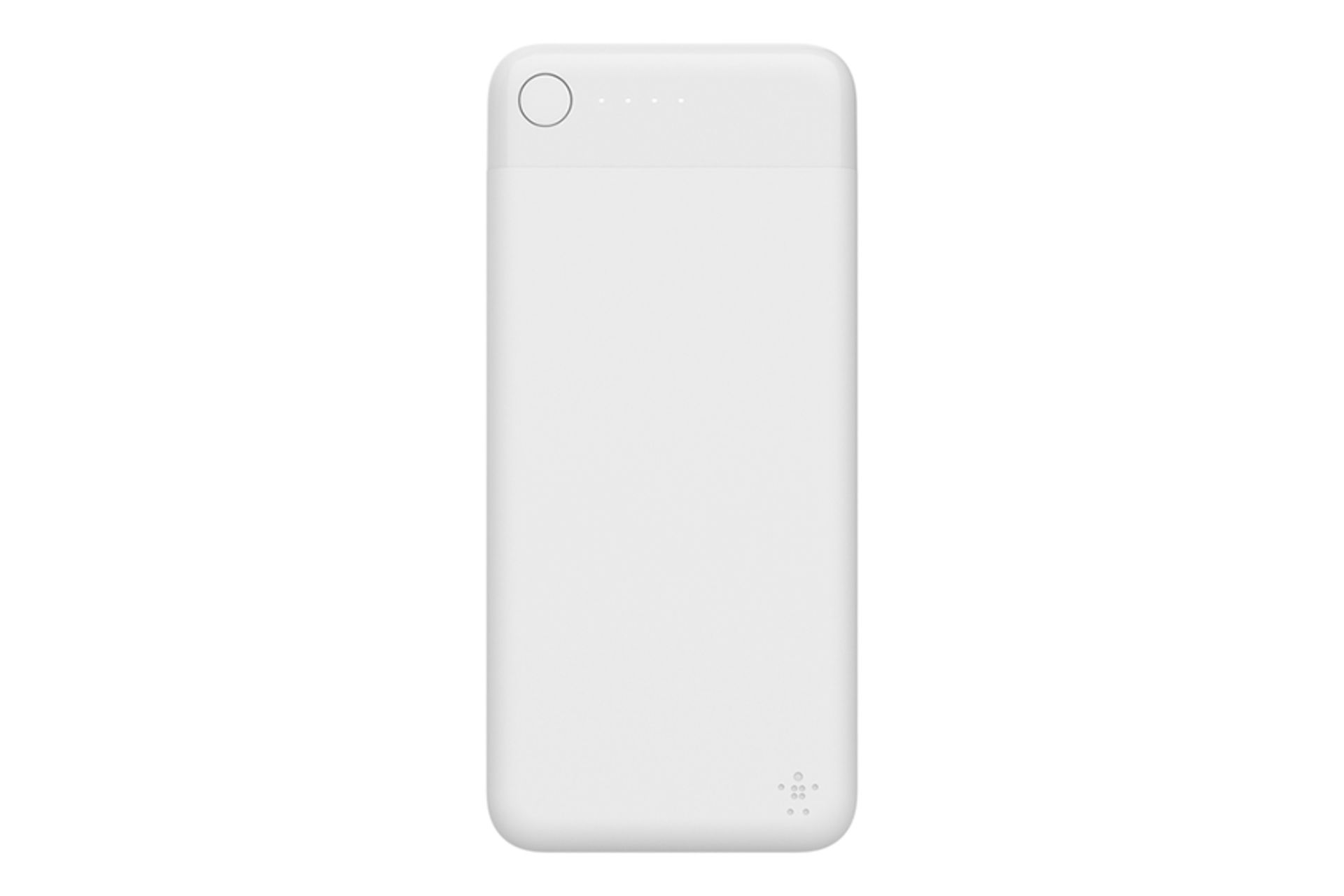 پاوربانک بلکین f7u045bt با ظرفیت 10000 میلی‌آمپر ساعت سفید رنگ