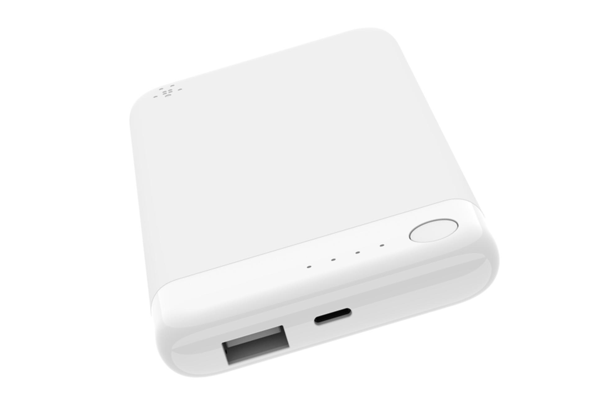 پورت و نشانگر LED پاوربانک بلکین f7u045bt با ظرفیت 10000 میلی‌آمپر ساعت