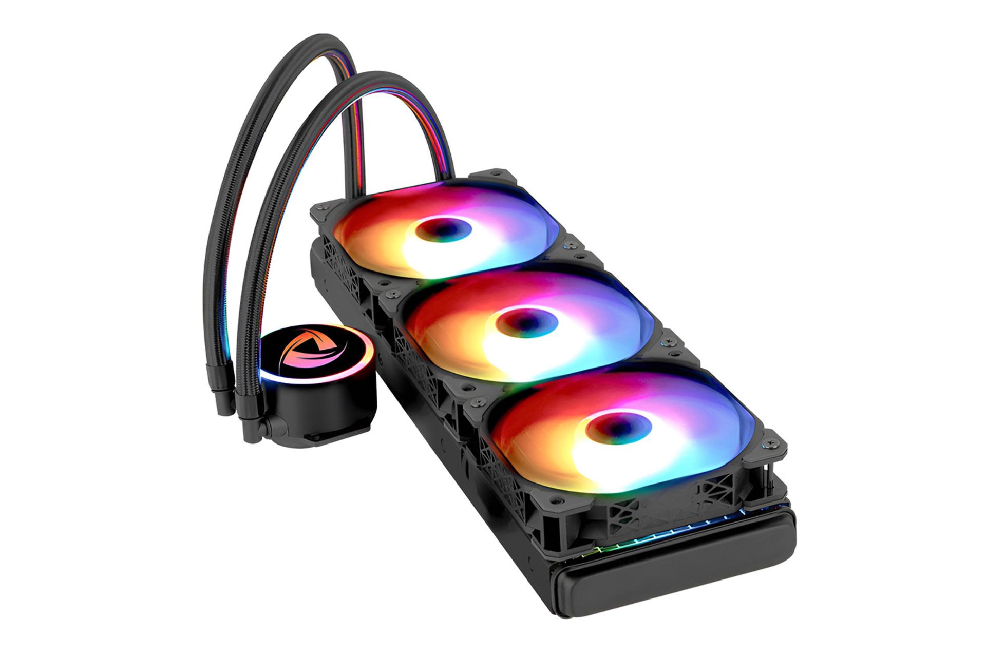 نمای راست خنک کننده مایع مستر تک Master Tech TORNADO 360