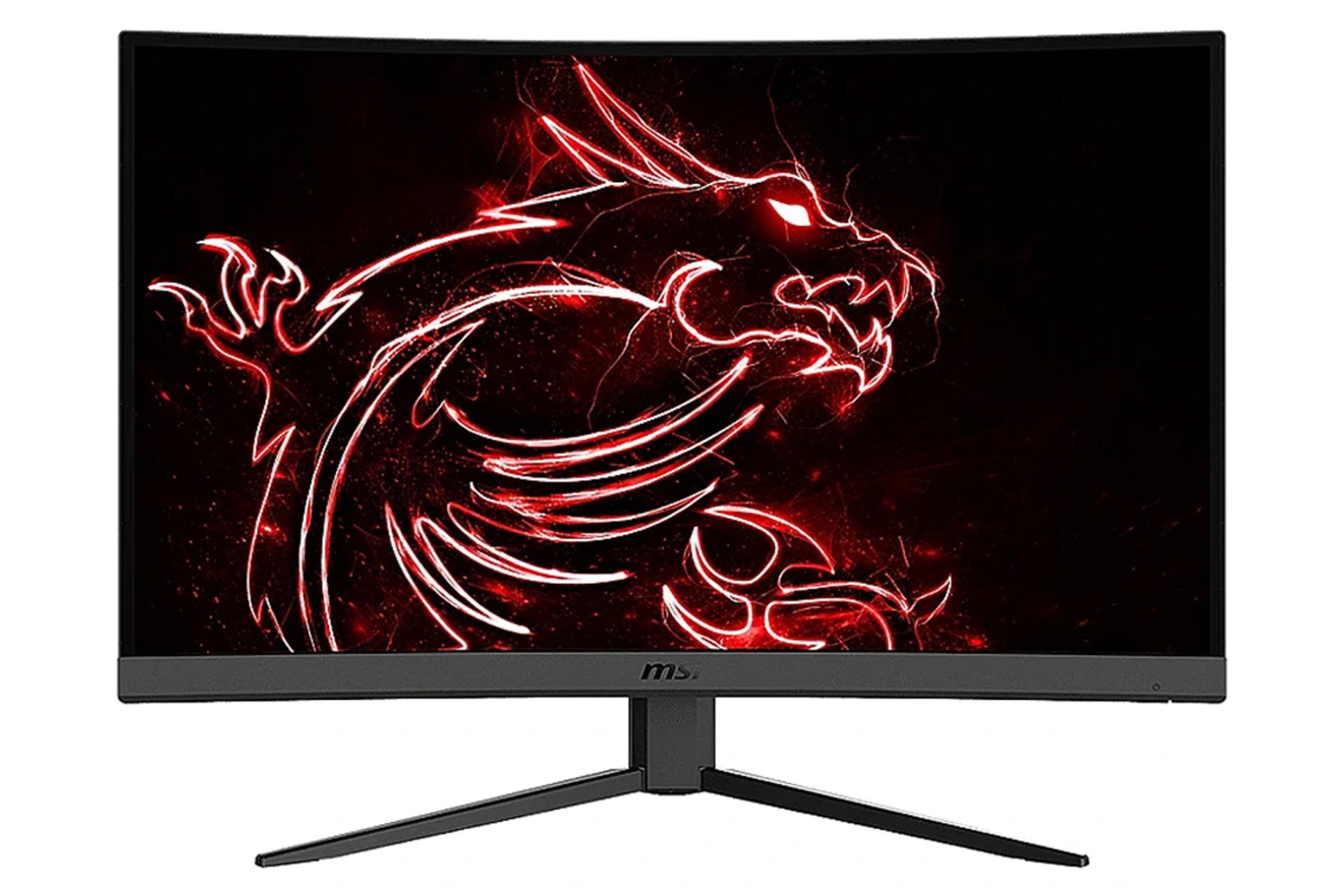 مرجع متخصصين ايران نماي جلو و رزولوشن مانيتور ام اس آي 32 اينچ مدل Optix G32C4 E2