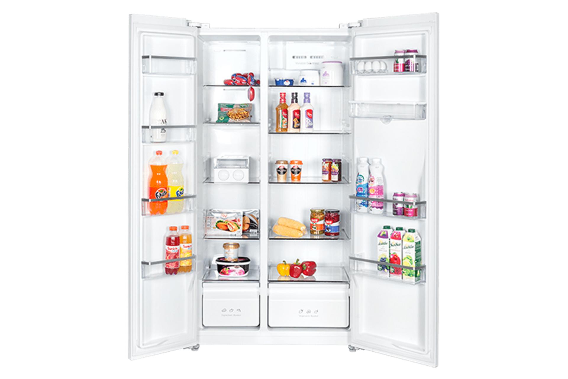 یخچال فریزر ایکس ویژن X.Vision TS552 نمای داخل