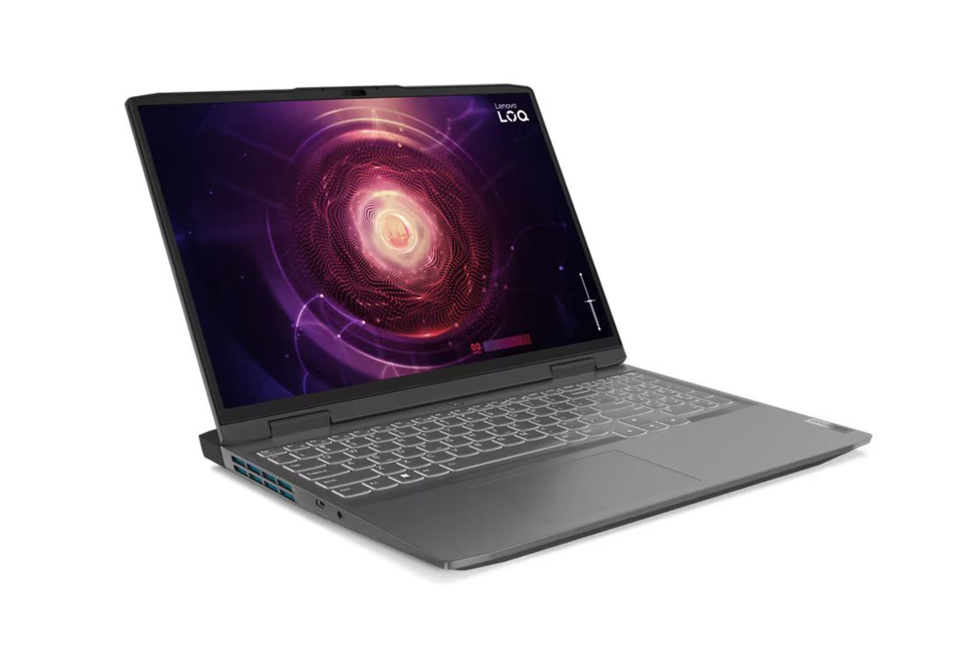 لپ تاپ لنوو Lenovo LOQ 16APH8 نمای چپ صفحه نمایش