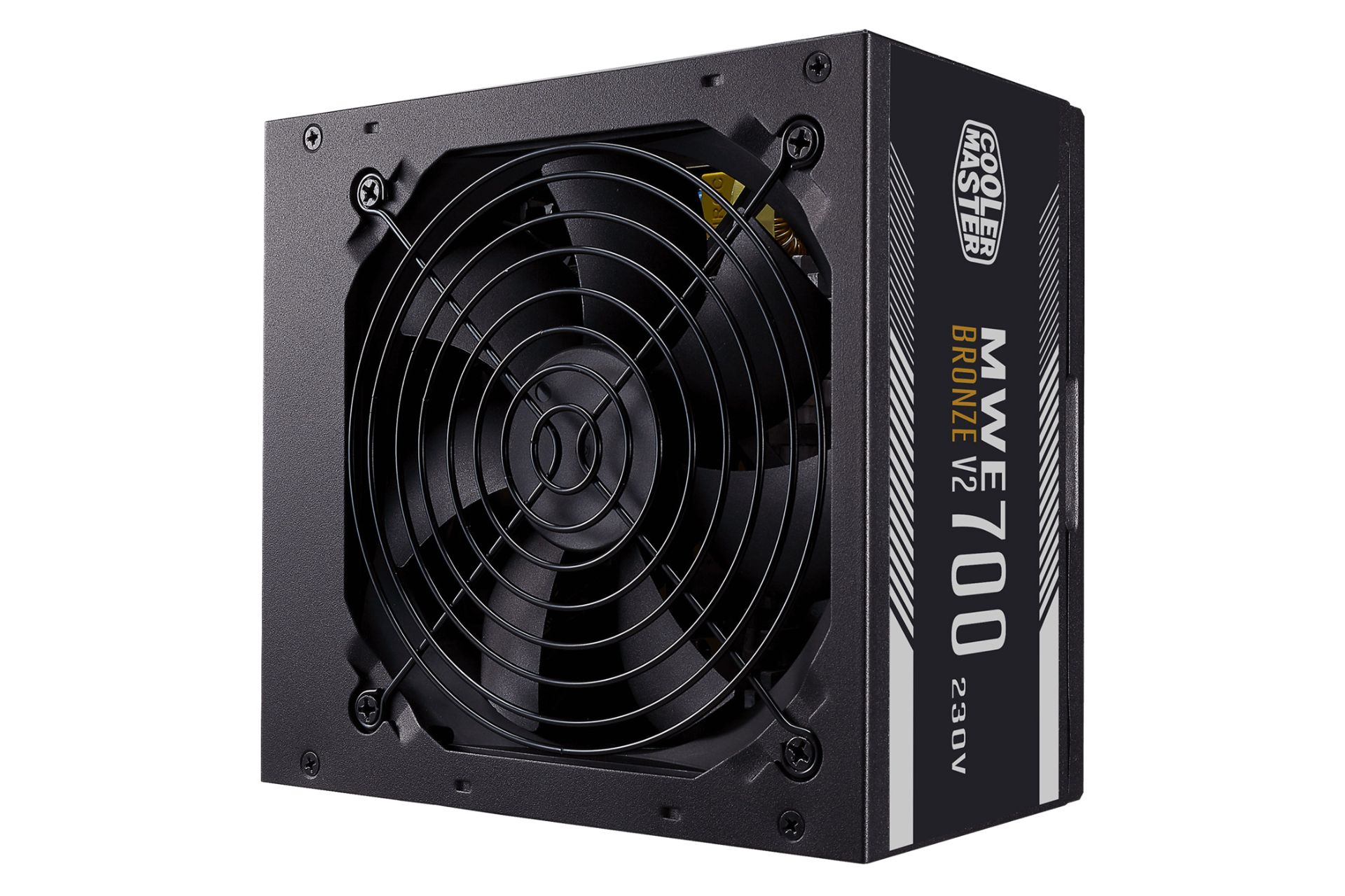 ابعاد و اندازه پاور کامپیوتر کولر مستر MWE 700 BRONZE - V2 230V با توان 700 وات