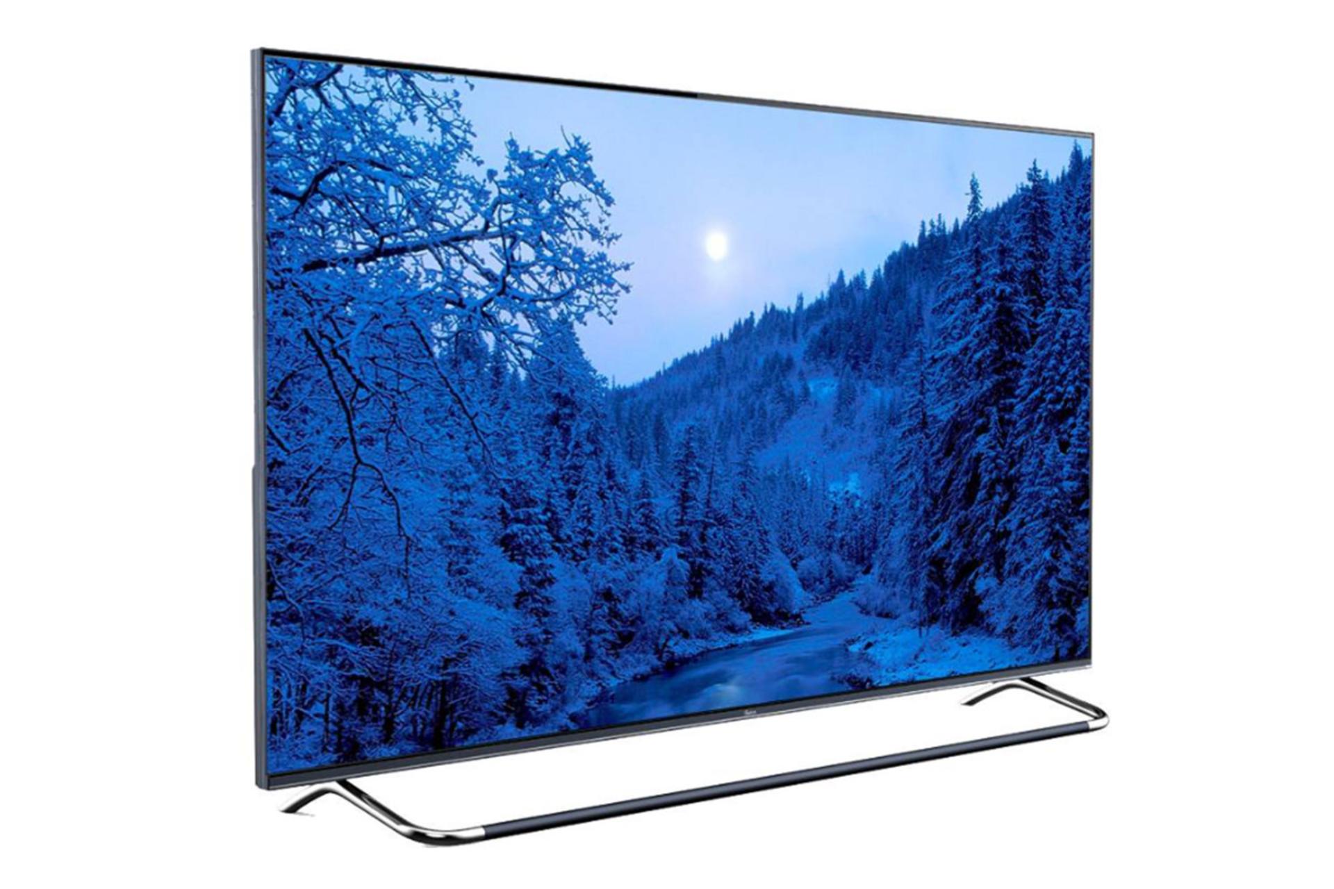 تلویزیون جی پلاس Gplus GTV-75PQM924CS نمای چپ صفحه نمایش روشن