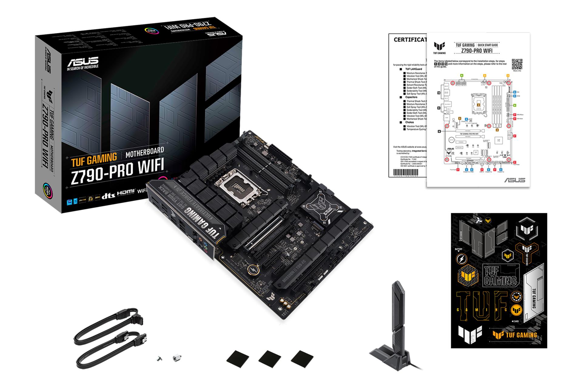 اقلام همراه مادربرد ایسوس ASUS TUF GAMING Z790-PRO WIFI
