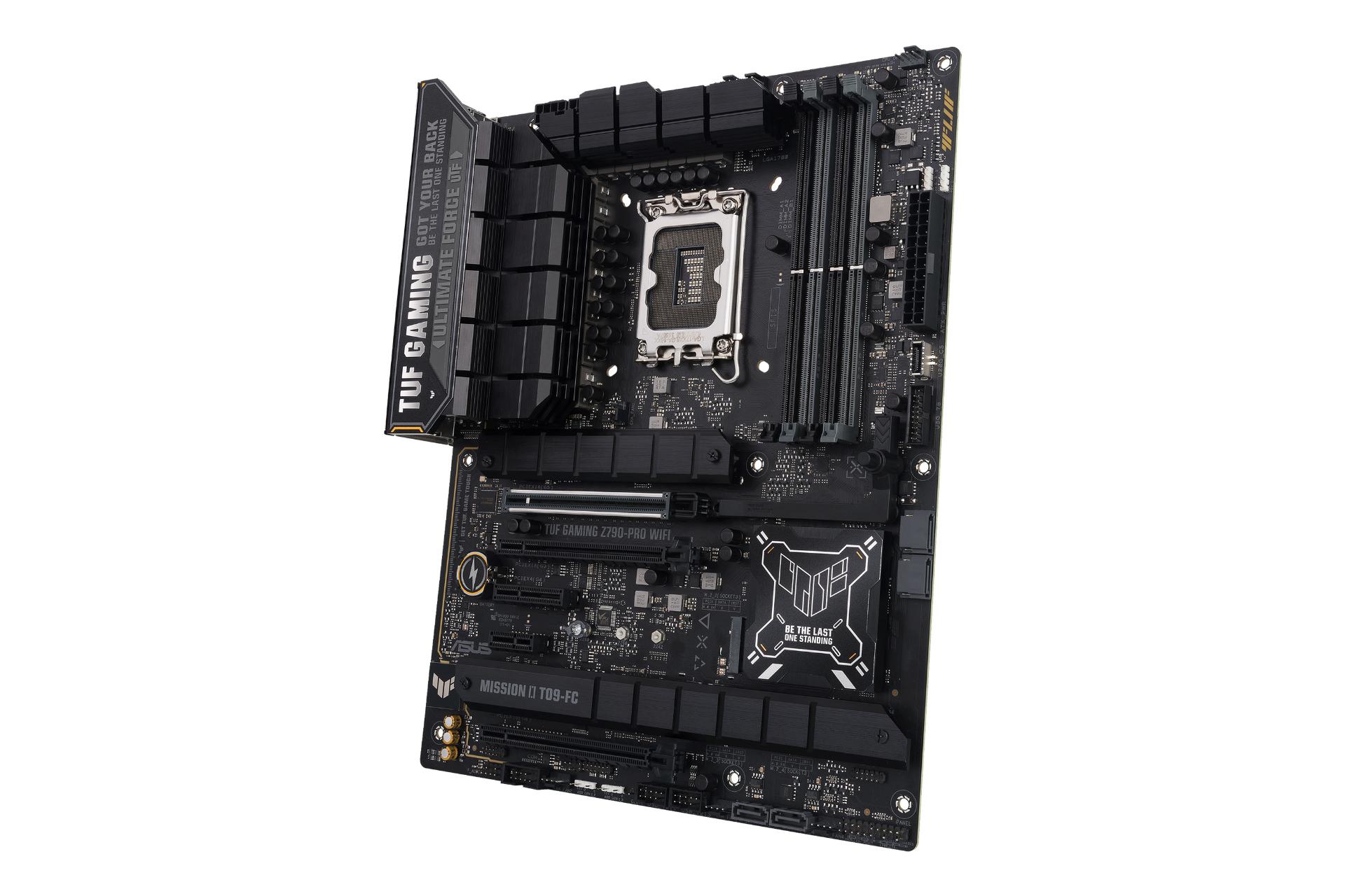 نمای کناری مادربرد ایسوس ASUS TUF GAMING Z790-PRO WIFI